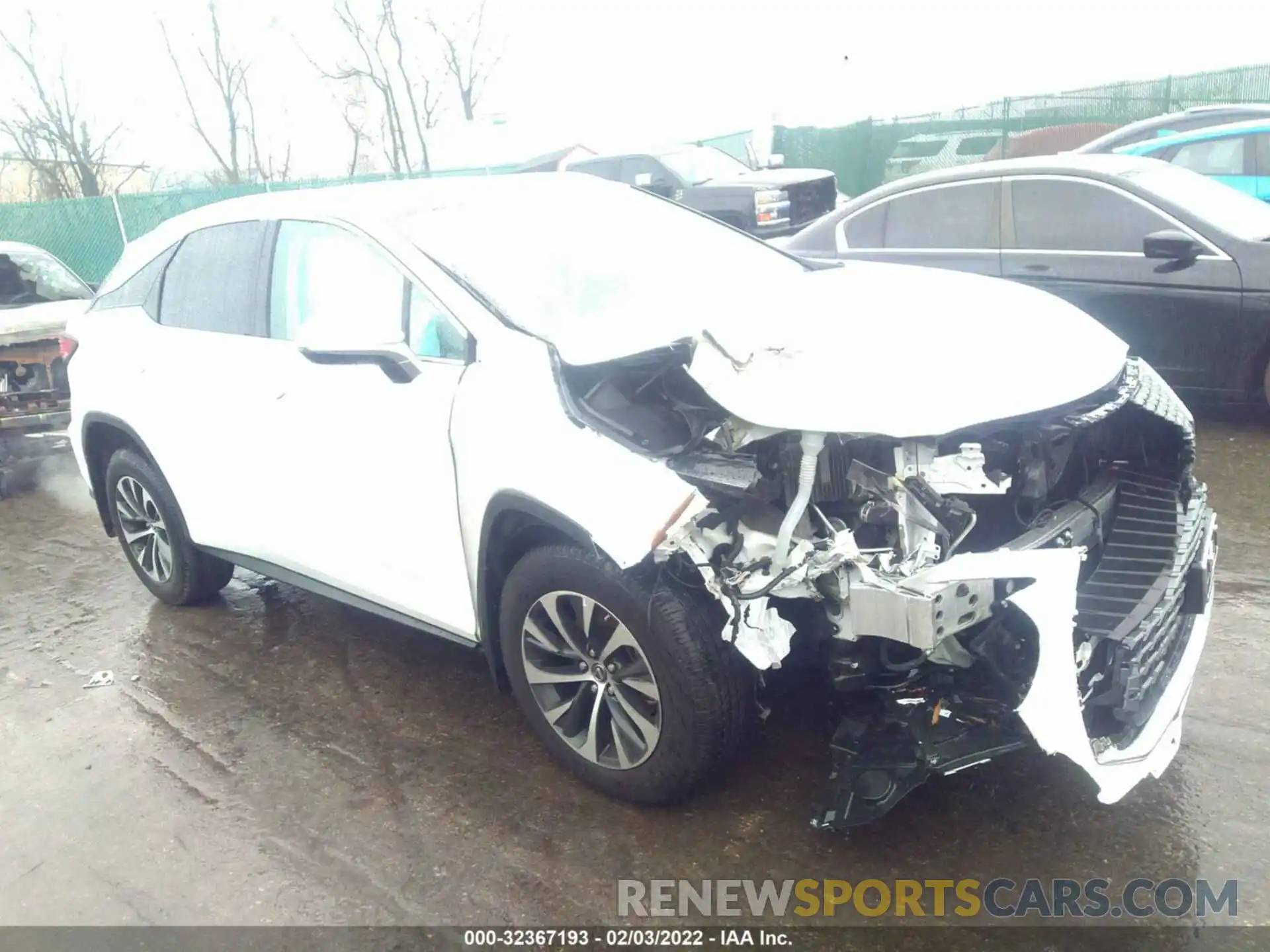 1 Photograph of a damaged car 2T2HZMDAXLC218522 LEXUS RX 2020