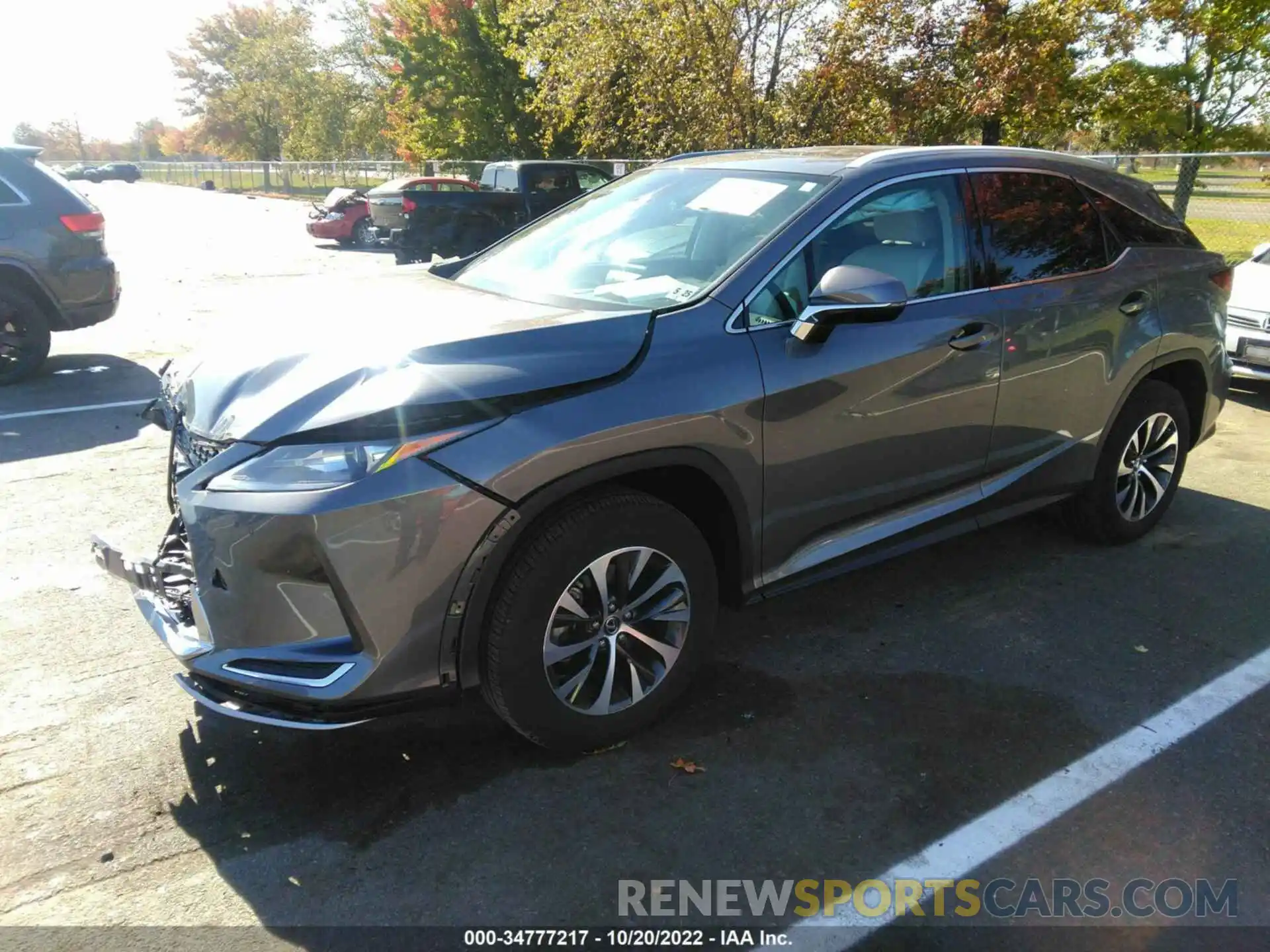 2 Photograph of a damaged car 2T2HZMDAXLC236597 LEXUS RX 2020