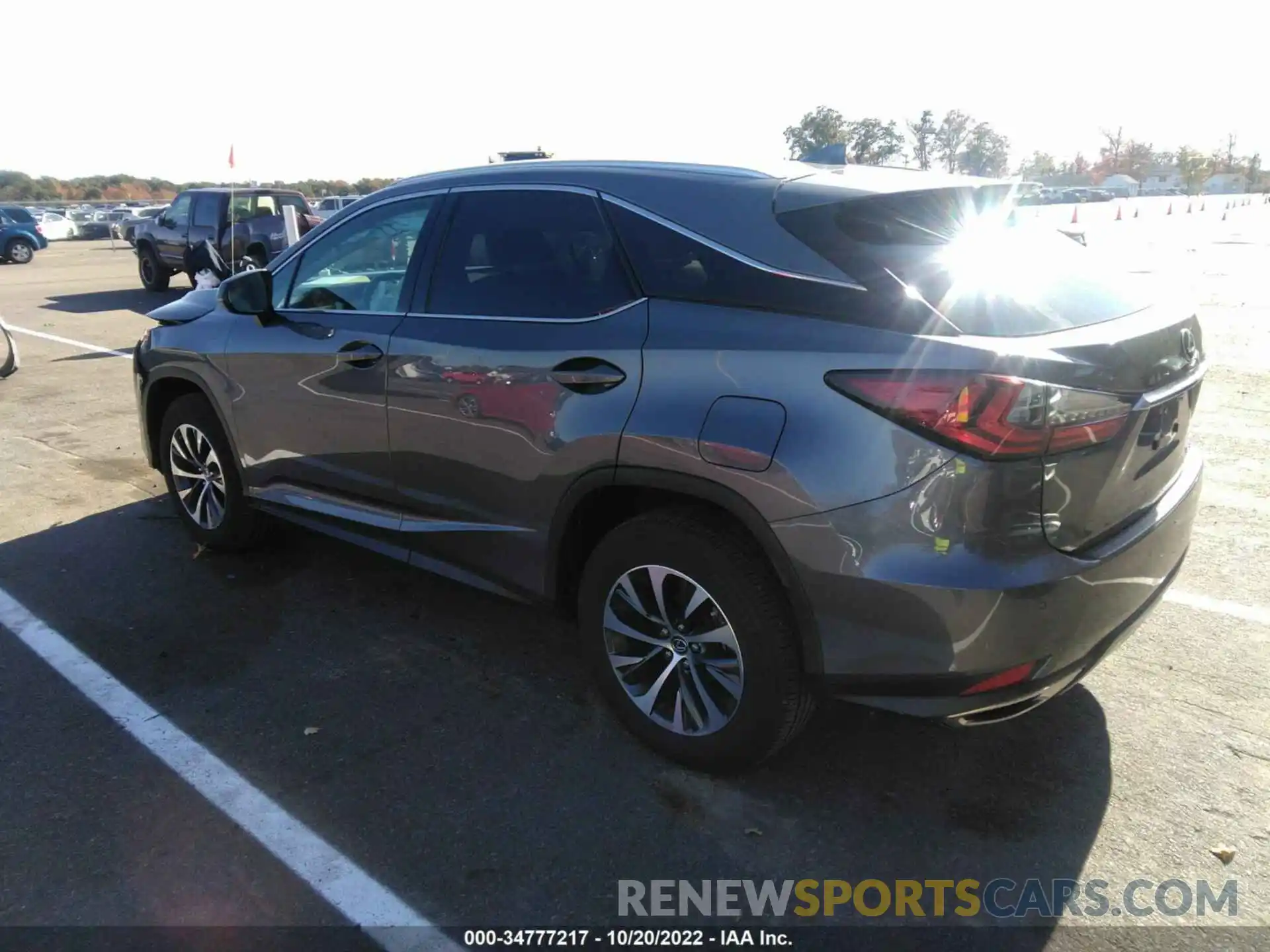 3 Photograph of a damaged car 2T2HZMDAXLC236597 LEXUS RX 2020