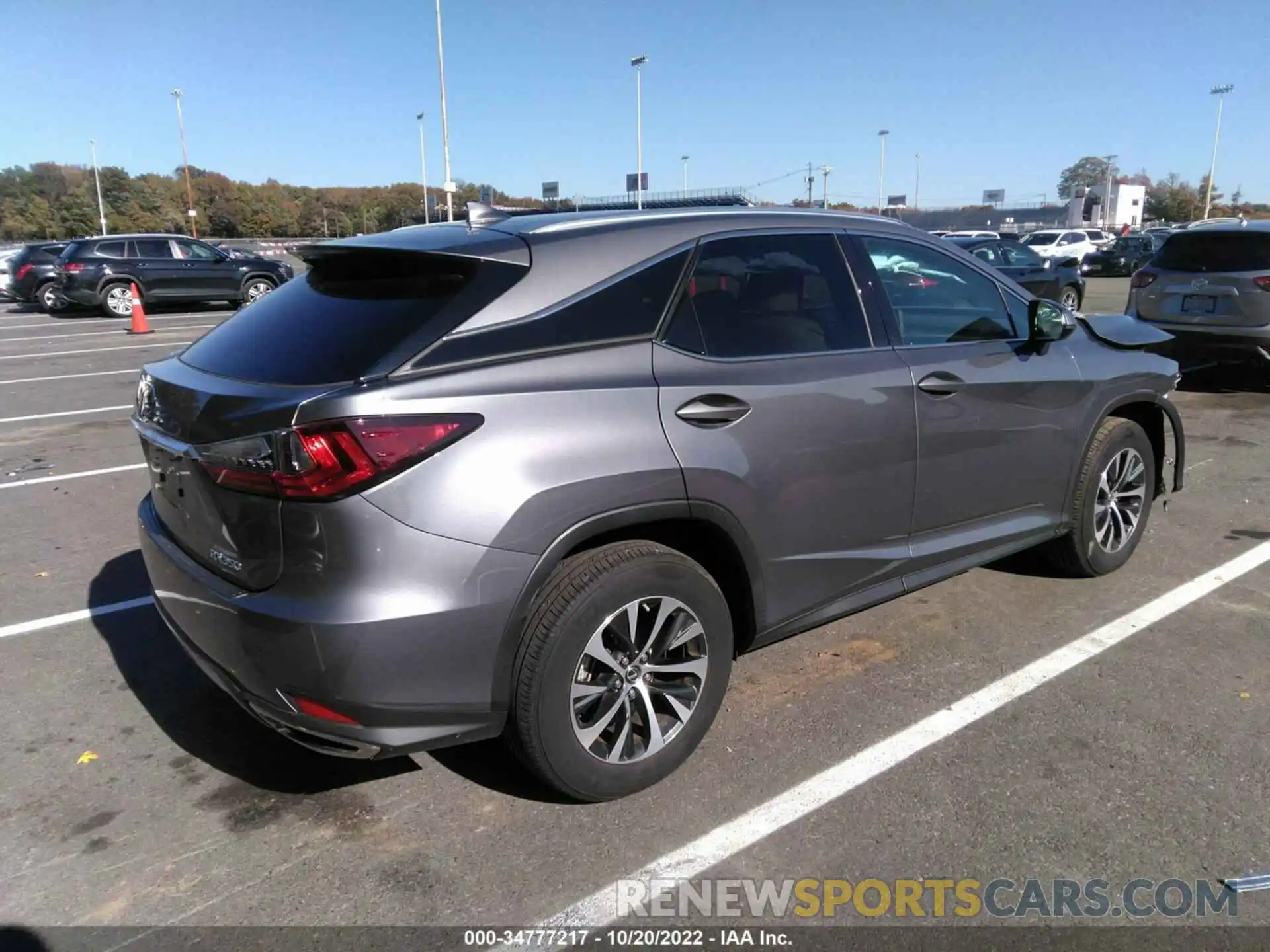 4 Photograph of a damaged car 2T2HZMDAXLC236597 LEXUS RX 2020