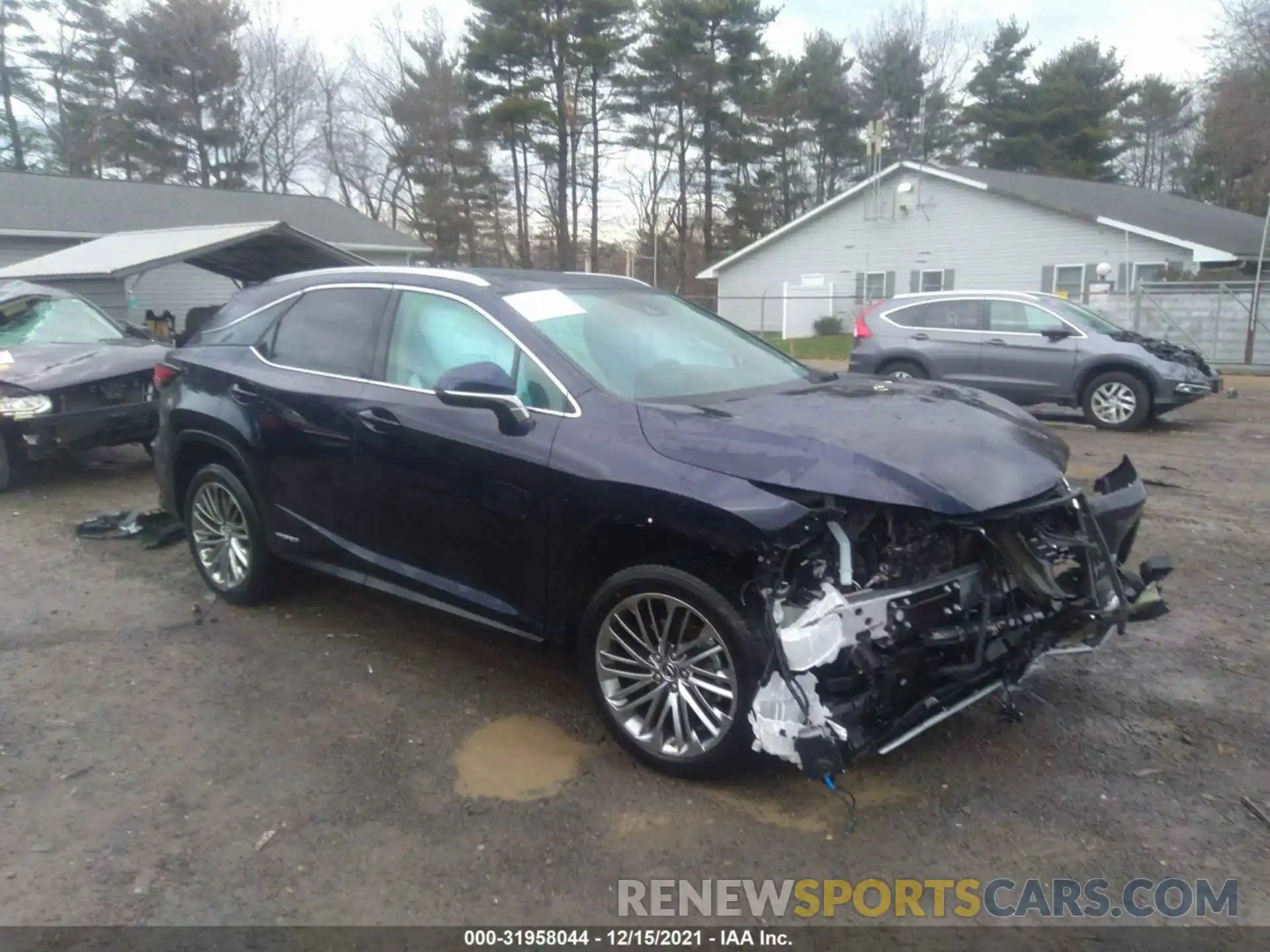 1 Photograph of a damaged car 2T2JGMDA1LC054469 LEXUS RX 2020