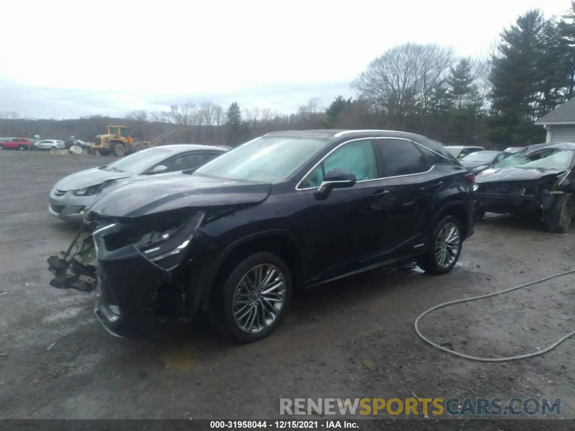 2 Photograph of a damaged car 2T2JGMDA1LC054469 LEXUS RX 2020