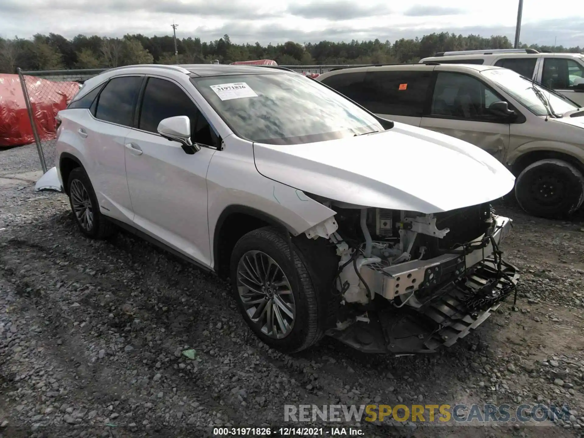 1 Photograph of a damaged car 2T2JGMDA5LC053504 LEXUS RX 2020