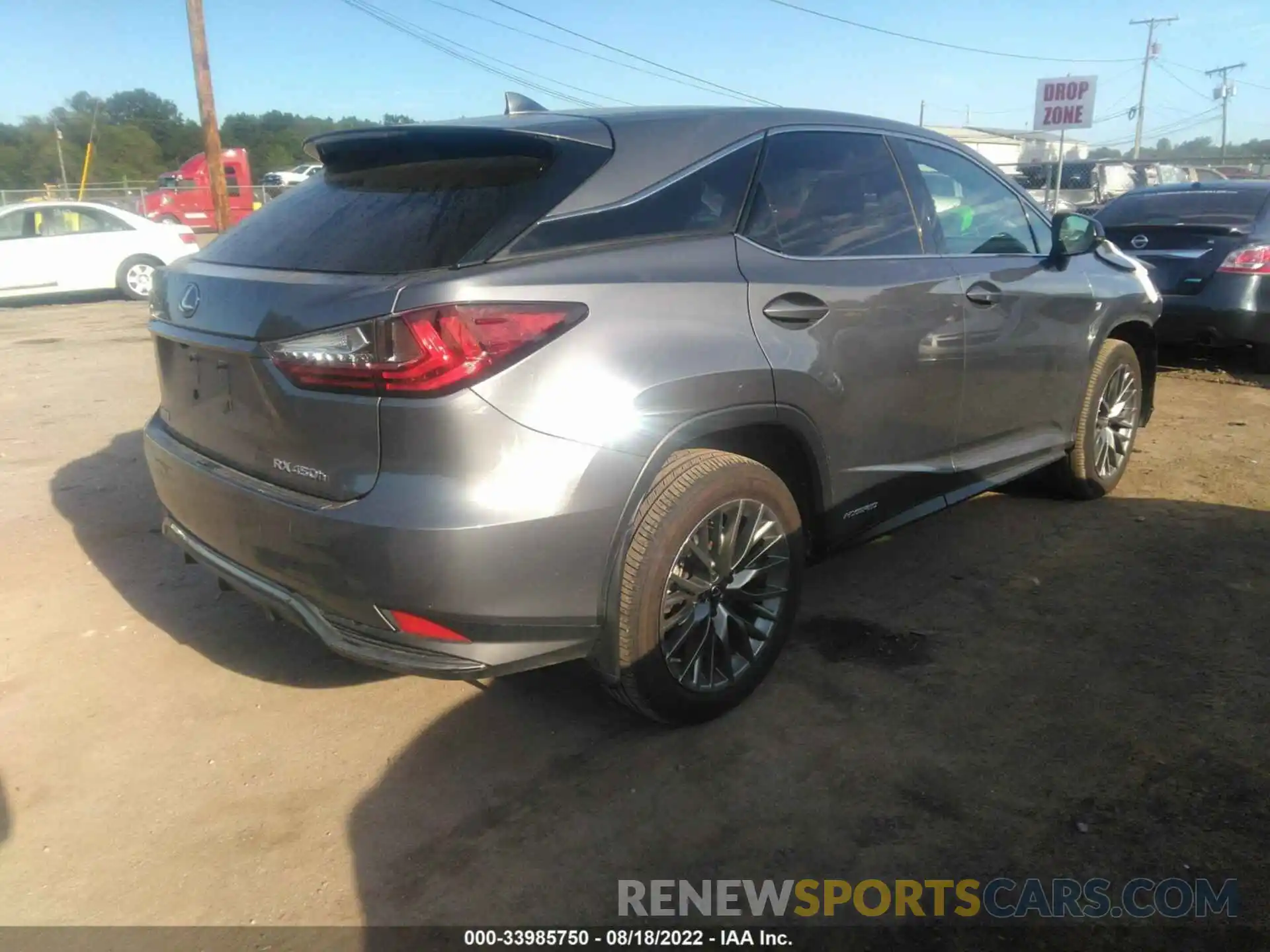 4 Photograph of a damaged car 2T2SGMDA6LC047246 LEXUS RX 2020