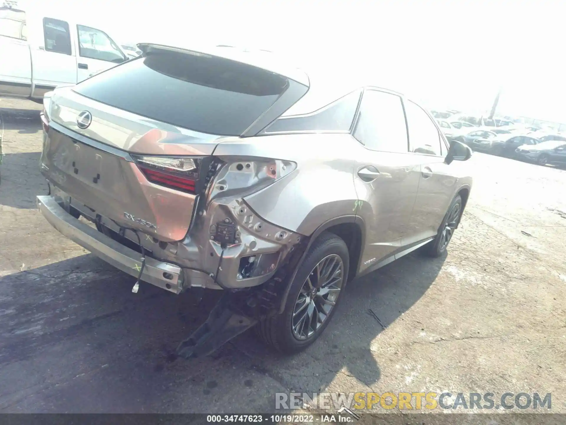 4 Photograph of a damaged car 2T2SGMDA8LC045174 LEXUS RX 2020