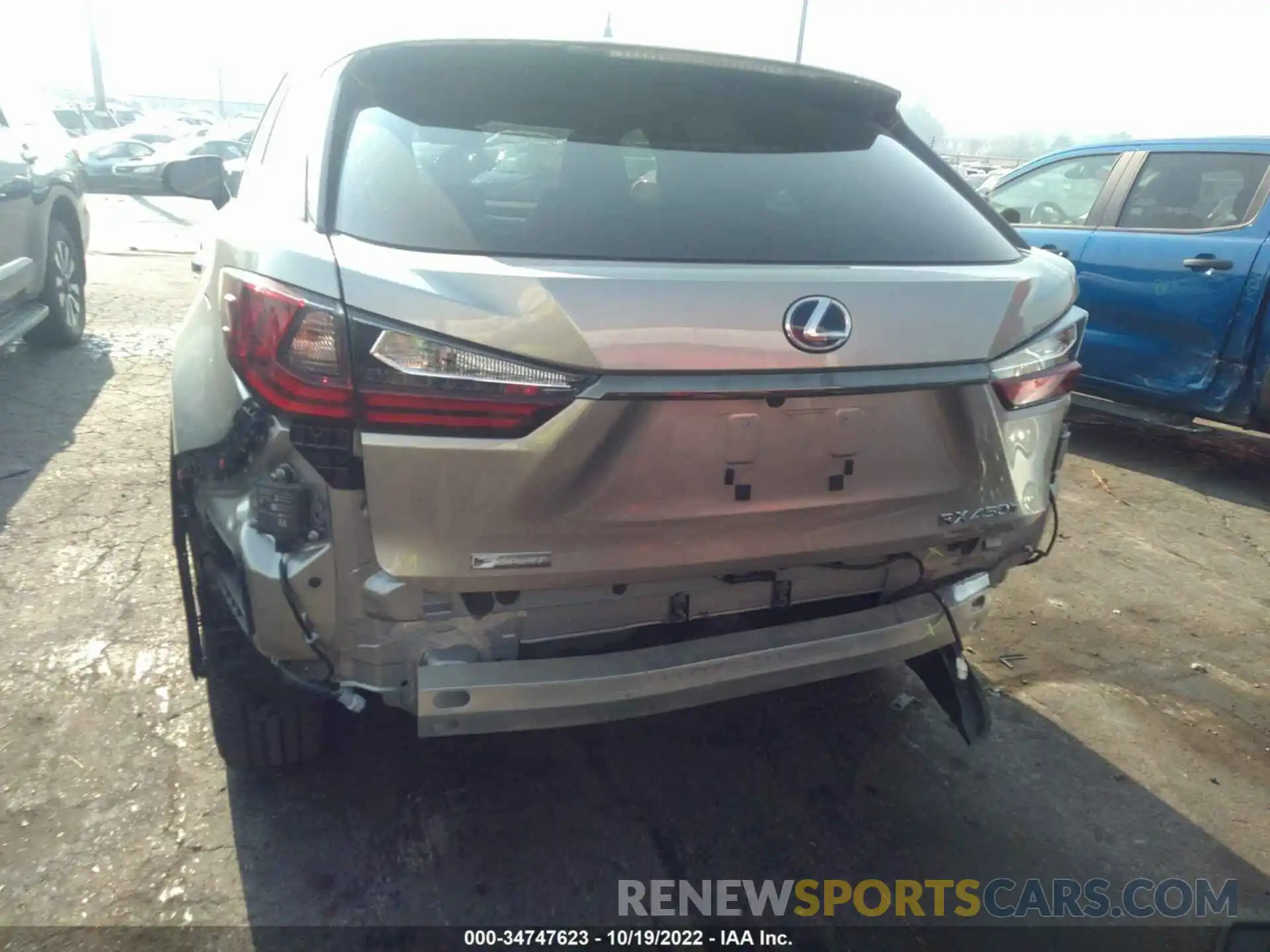 6 Photograph of a damaged car 2T2SGMDA8LC045174 LEXUS RX 2020