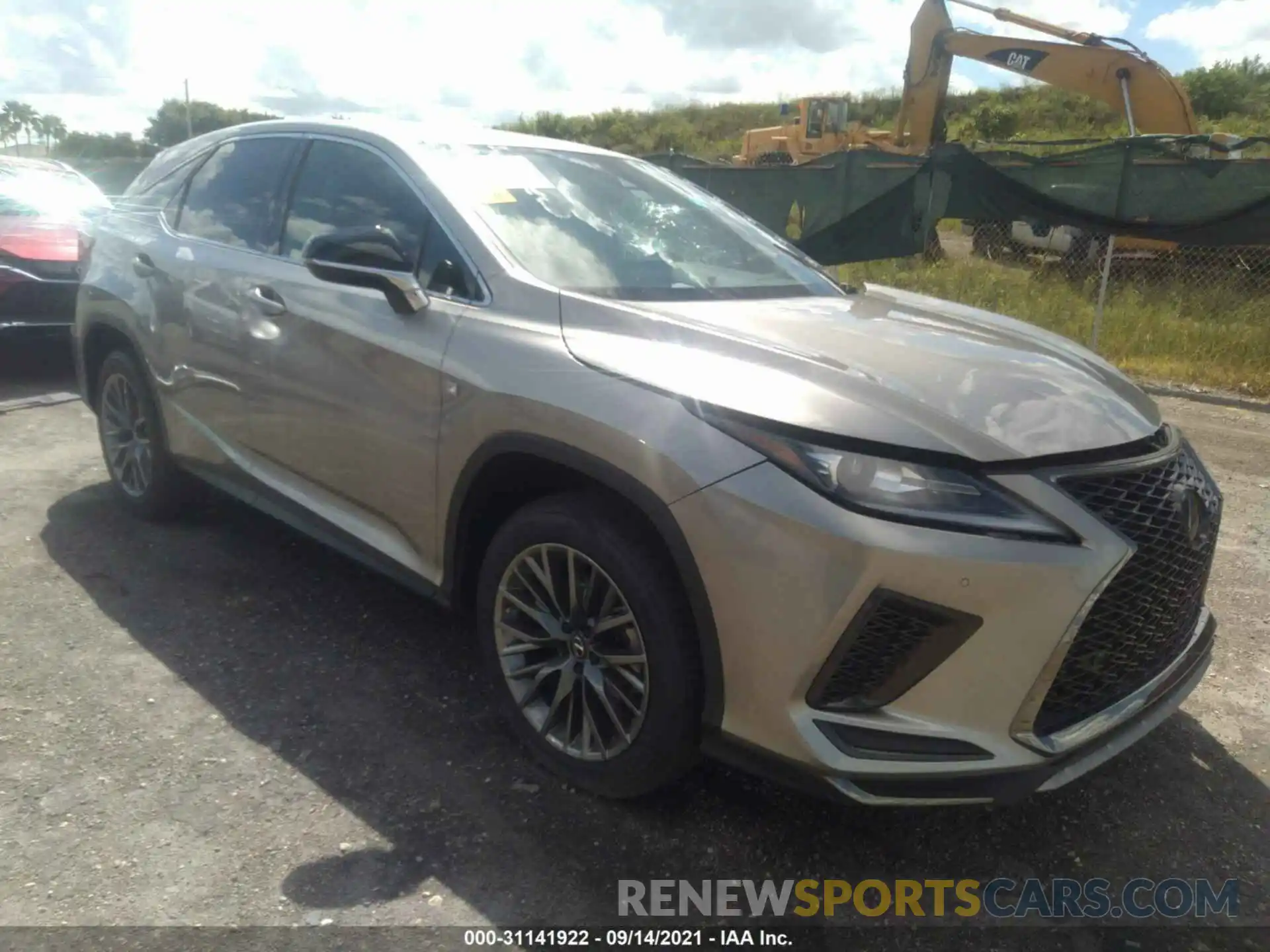 1 Photograph of a damaged car 2T2SZMAA5LC176447 LEXUS RX 2020