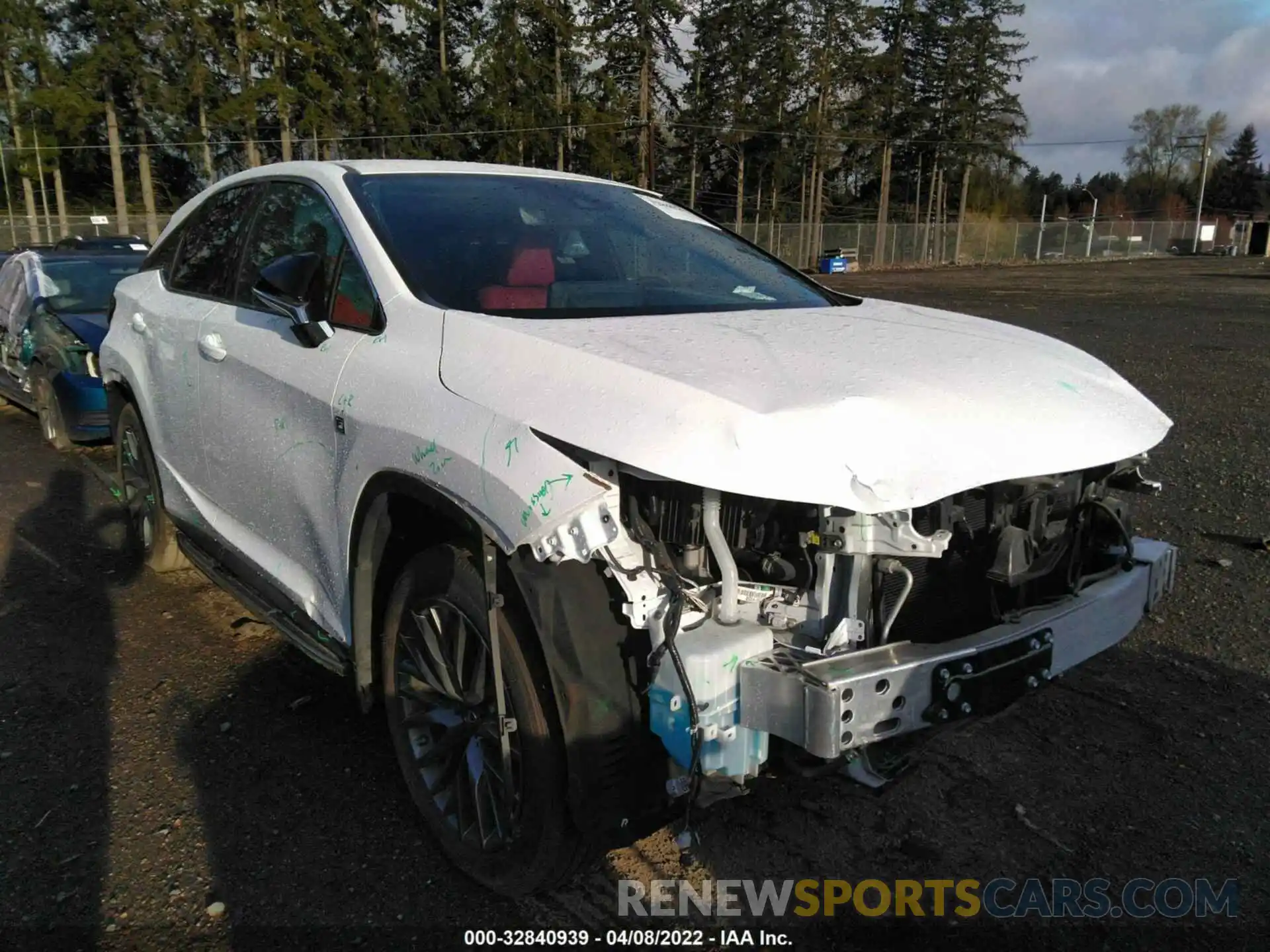 1 Photograph of a damaged car 2T2SZMDA1LC214803 LEXUS RX 2020