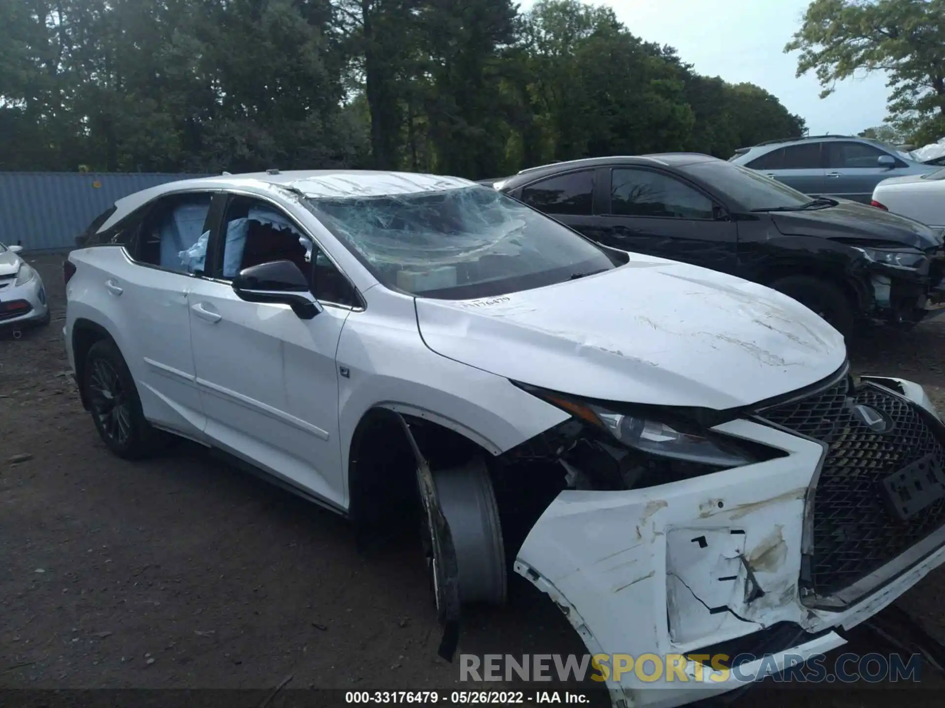 1 Photograph of a damaged car 2T2SZMDA5LC226128 LEXUS RX 2020