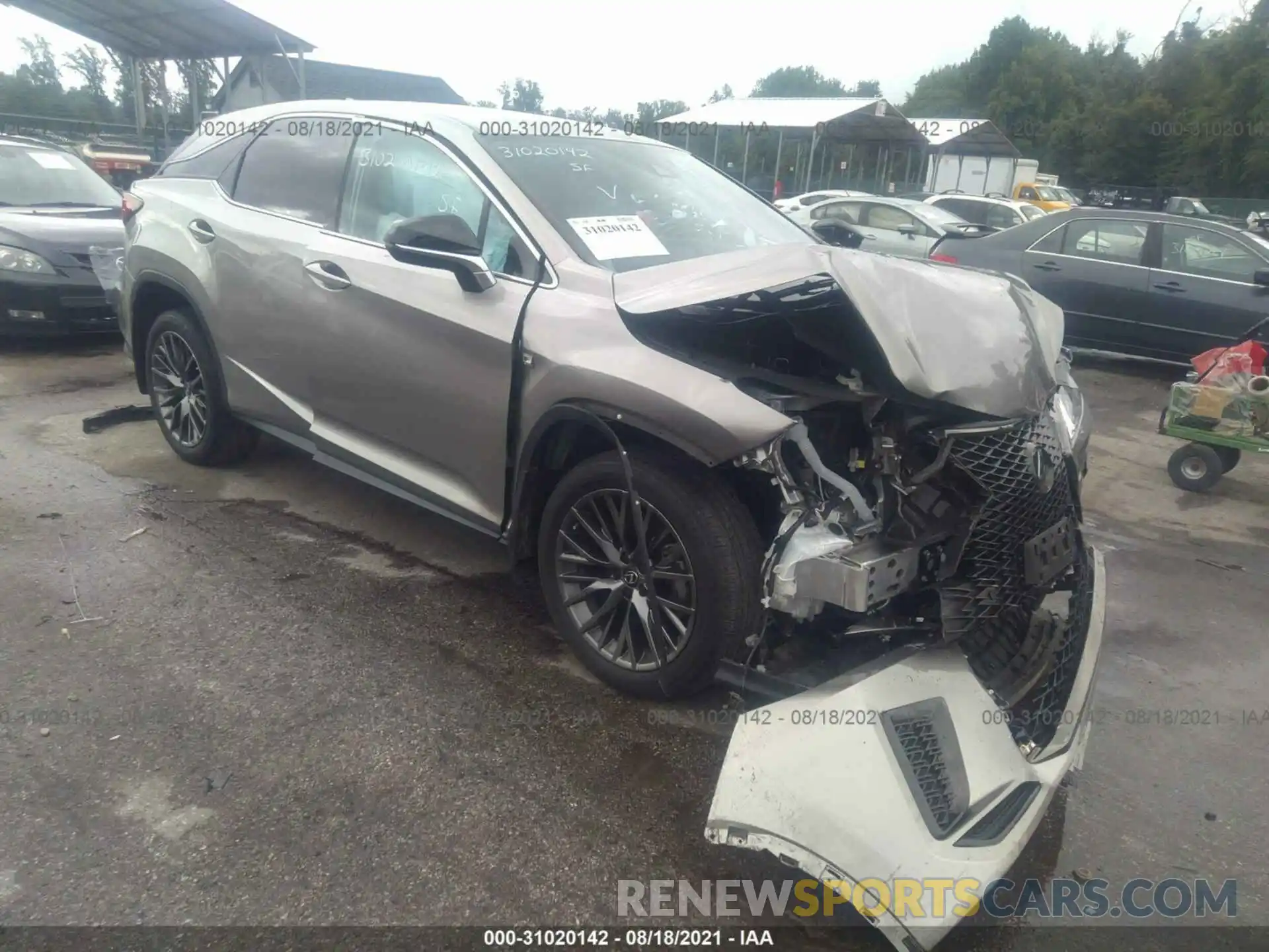 1 Photograph of a damaged car 2T2SZMDA8LC213325 LEXUS RX 2020