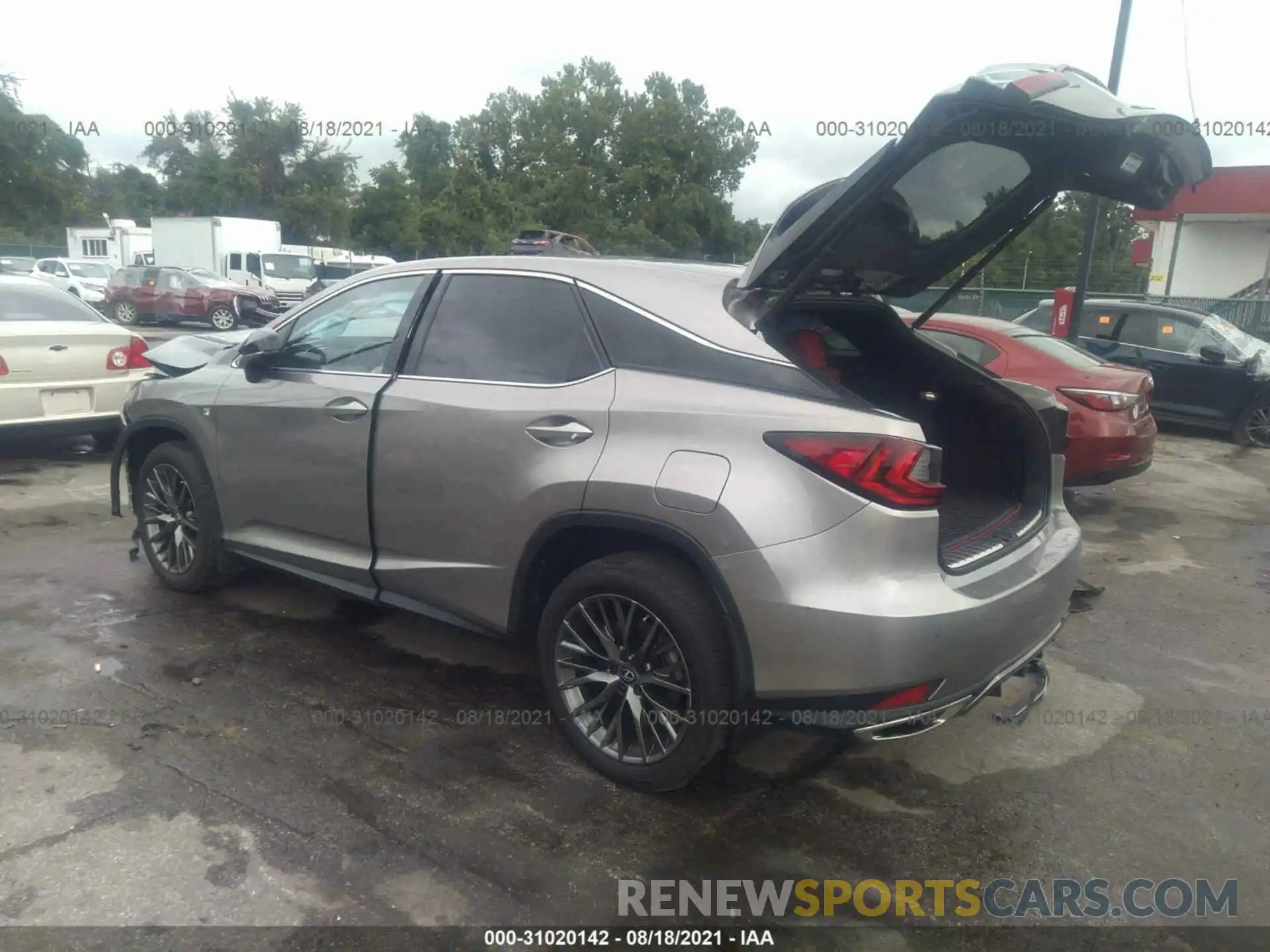 3 Photograph of a damaged car 2T2SZMDA8LC213325 LEXUS RX 2020