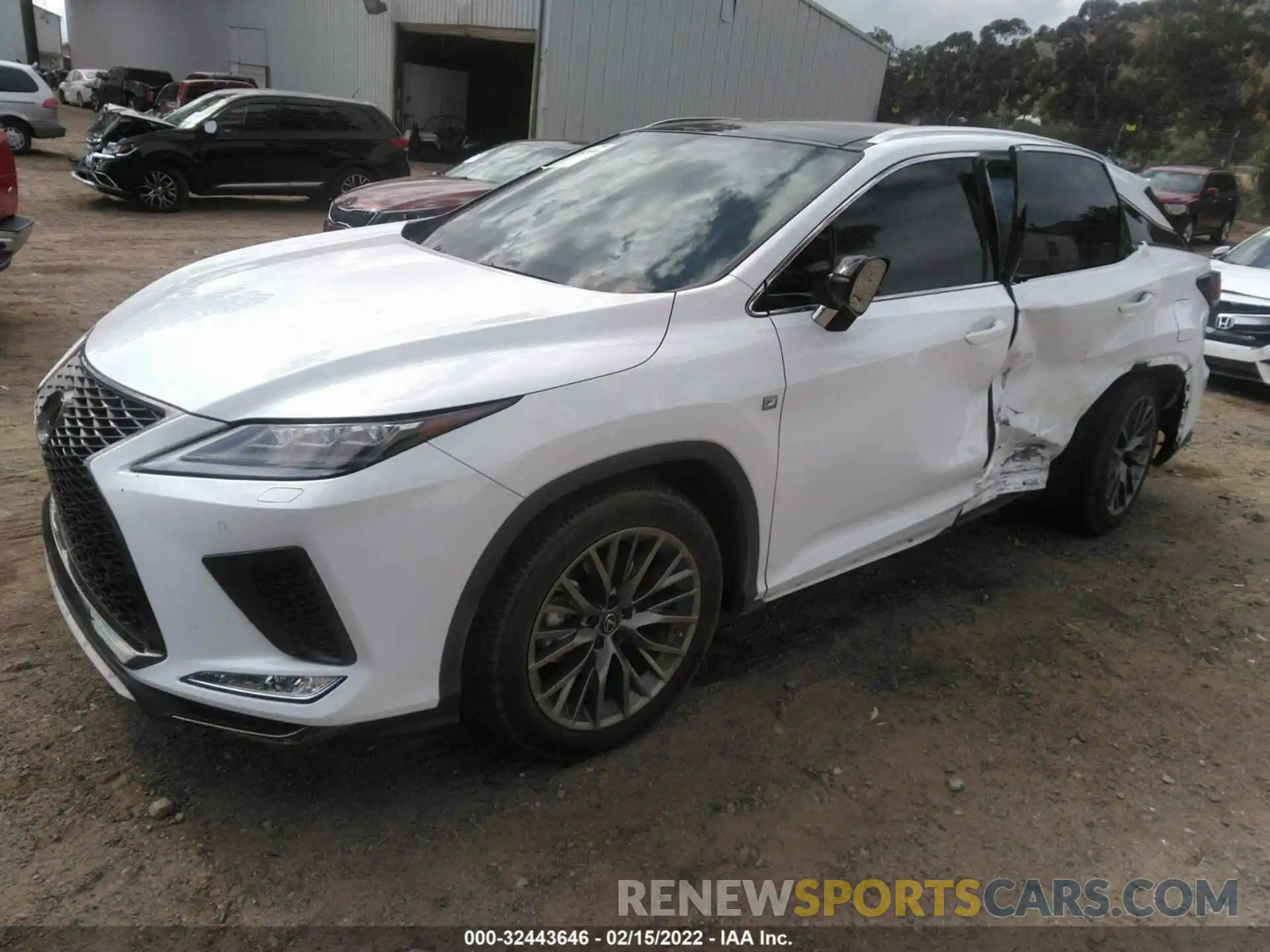 2 Photograph of a damaged car 2T2YGMDA2LC046993 LEXUS RX 2020