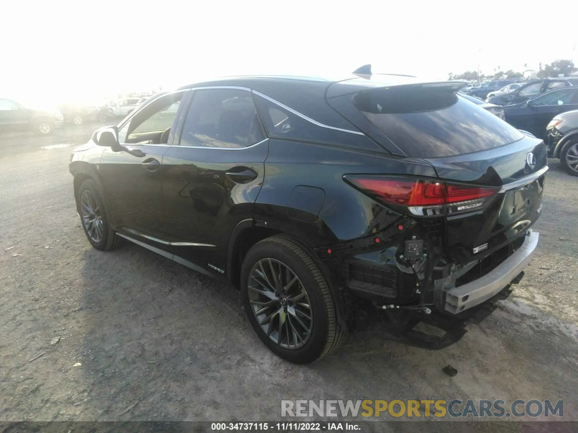 3 Photograph of a damaged car 2T2YGMDA9LC044058 LEXUS RX 2020