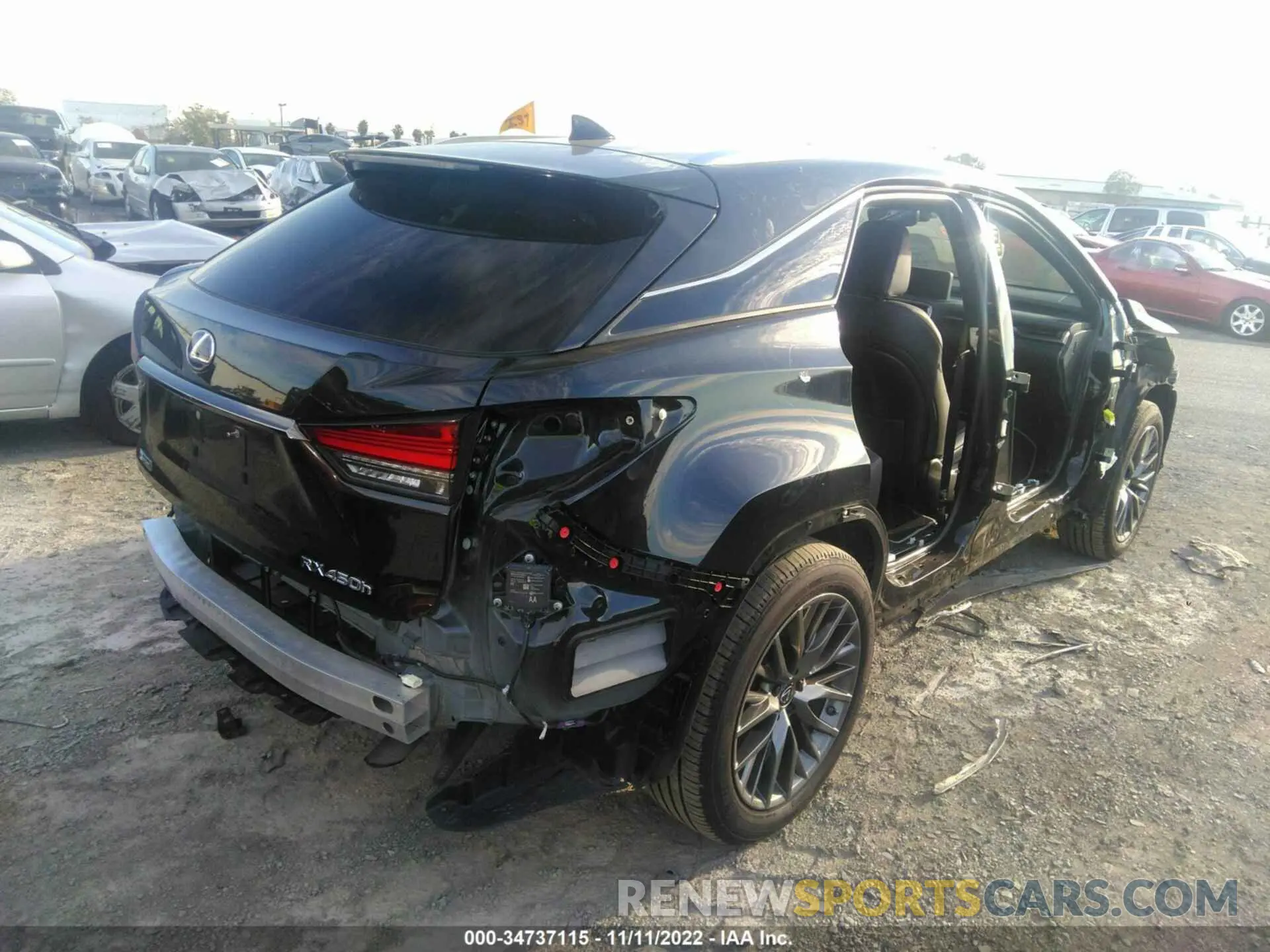 4 Photograph of a damaged car 2T2YGMDA9LC044058 LEXUS RX 2020
