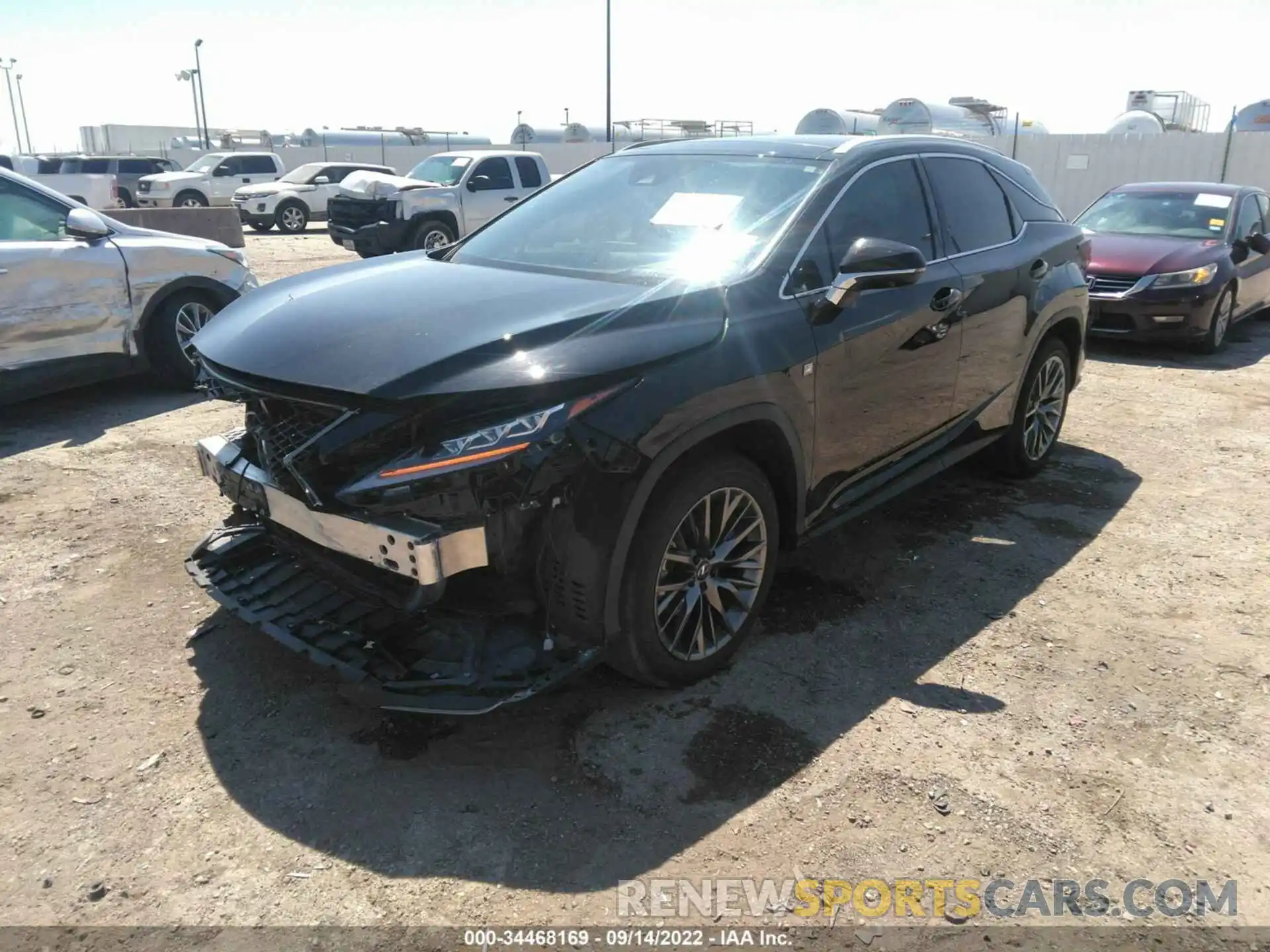 2 Photograph of a damaged car 2T2YZMDA3LC252902 LEXUS RX 2020