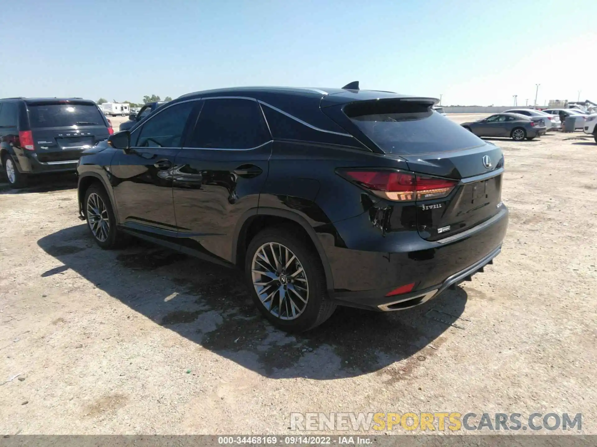 3 Photograph of a damaged car 2T2YZMDA3LC252902 LEXUS RX 2020