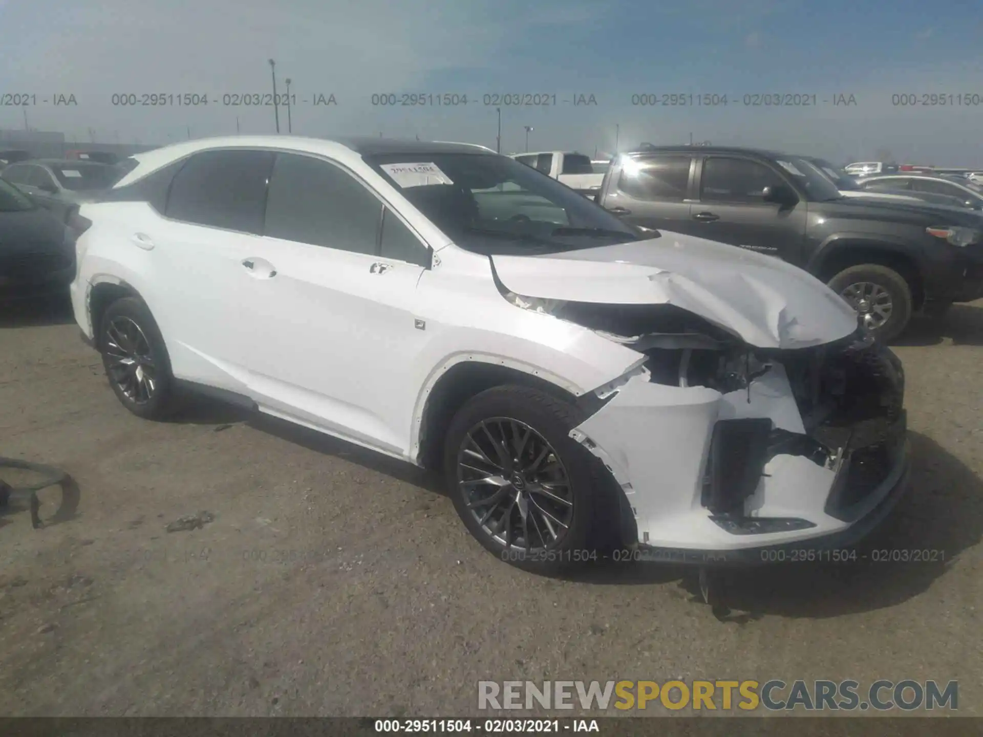 1 Photograph of a damaged car 2T2YZMDA5LC227872 LEXUS RX 2020