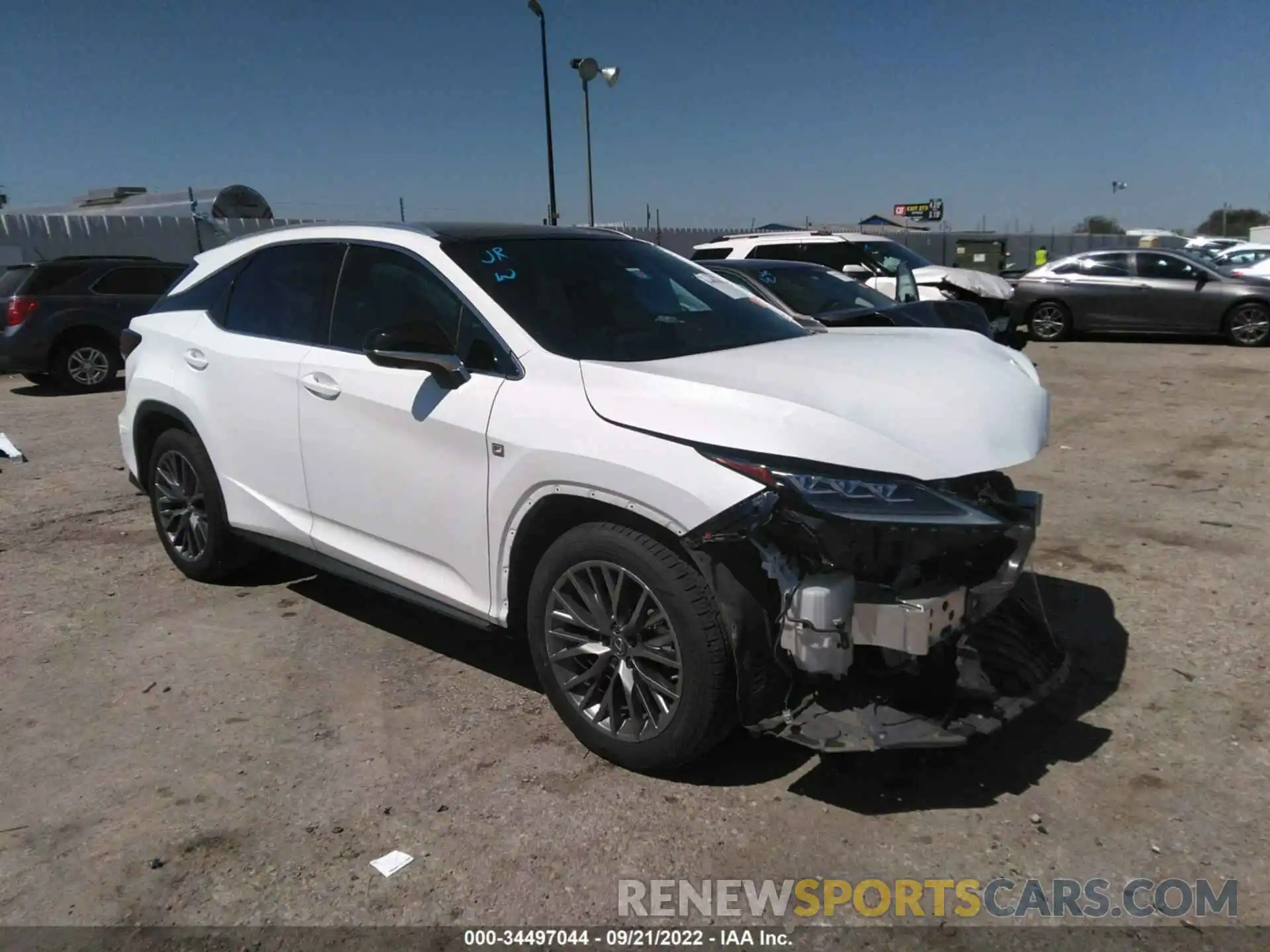 1 Photograph of a damaged car 2T2YZMDA6LC222308 LEXUS RX 2020