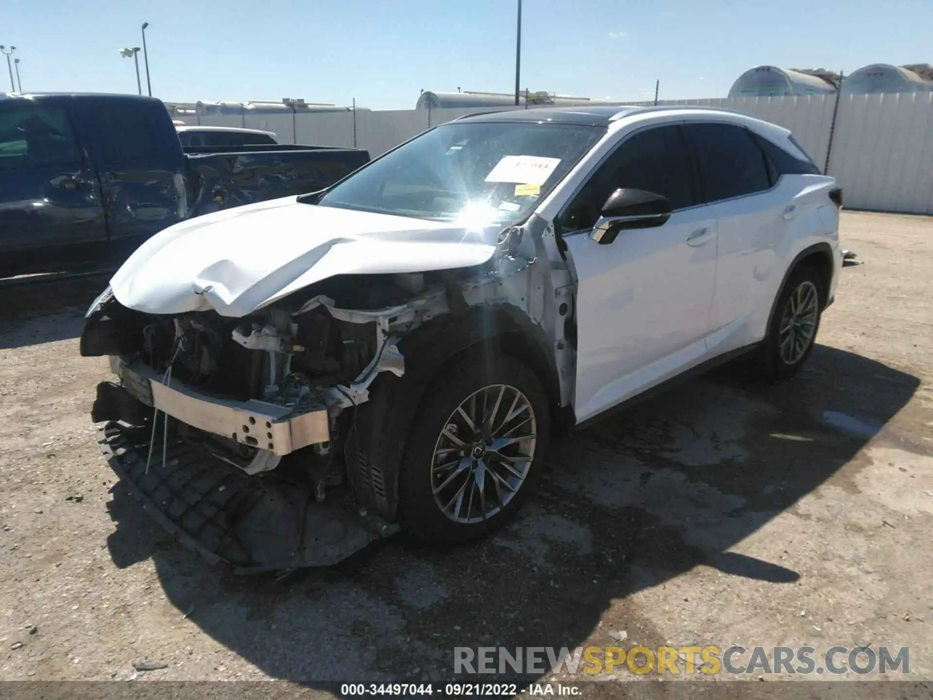 2 Photograph of a damaged car 2T2YZMDA6LC222308 LEXUS RX 2020