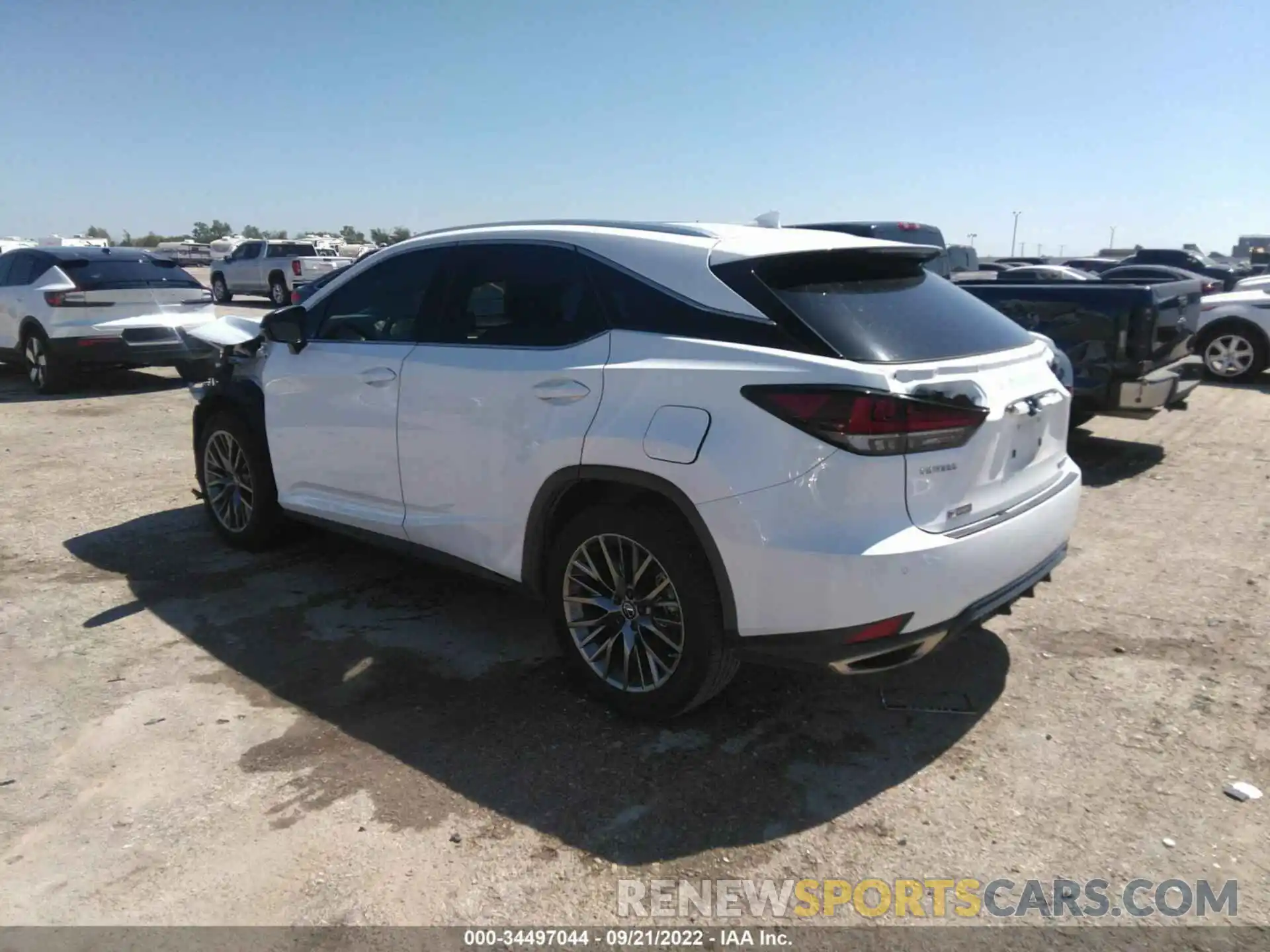 3 Photograph of a damaged car 2T2YZMDA6LC222308 LEXUS RX 2020