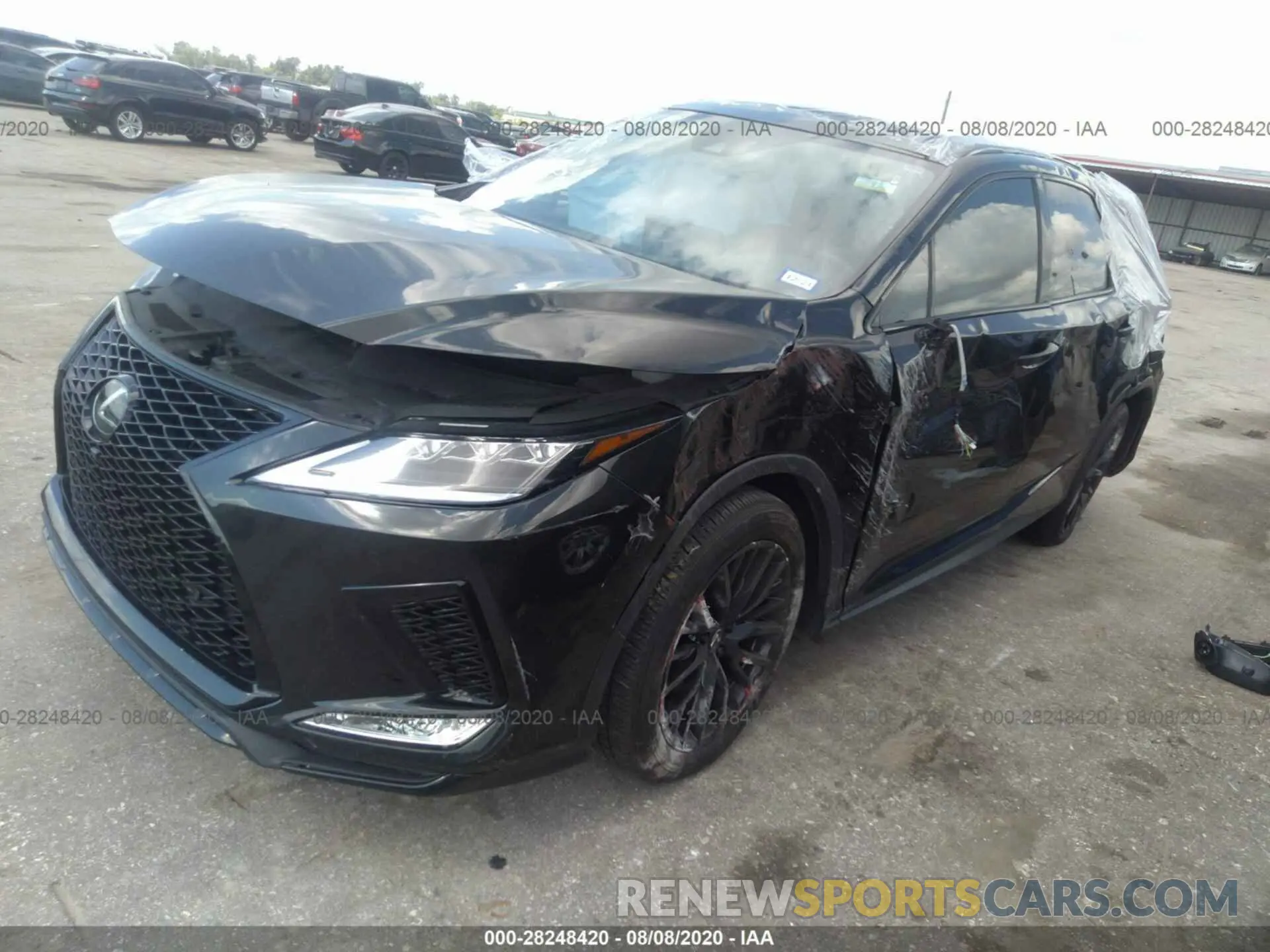 2 Photograph of a damaged car 2T2YZMDA6LC226875 LEXUS RX 2020
