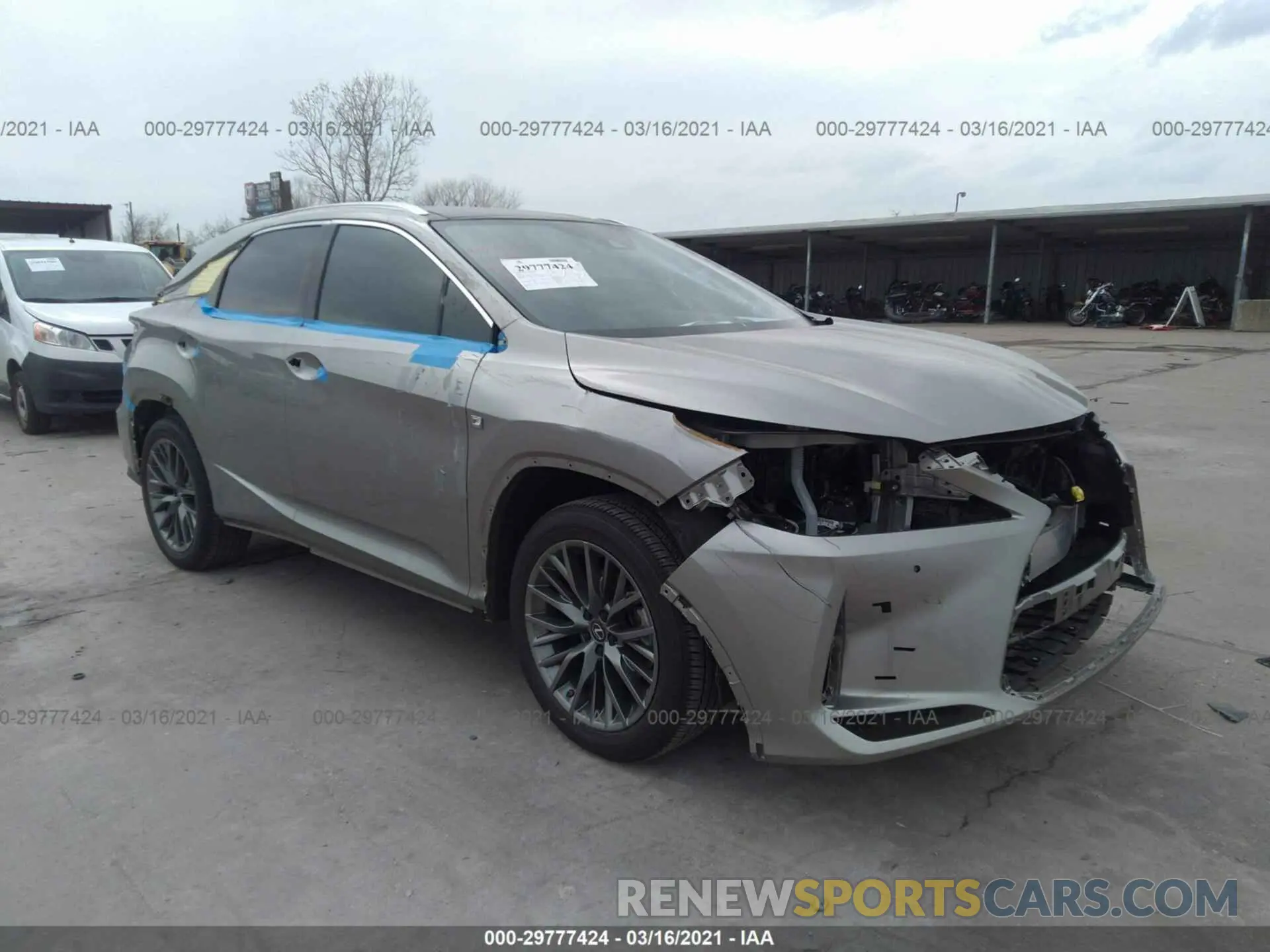 1 Photograph of a damaged car 2T2YZMDA6LC242512 LEXUS RX 2020