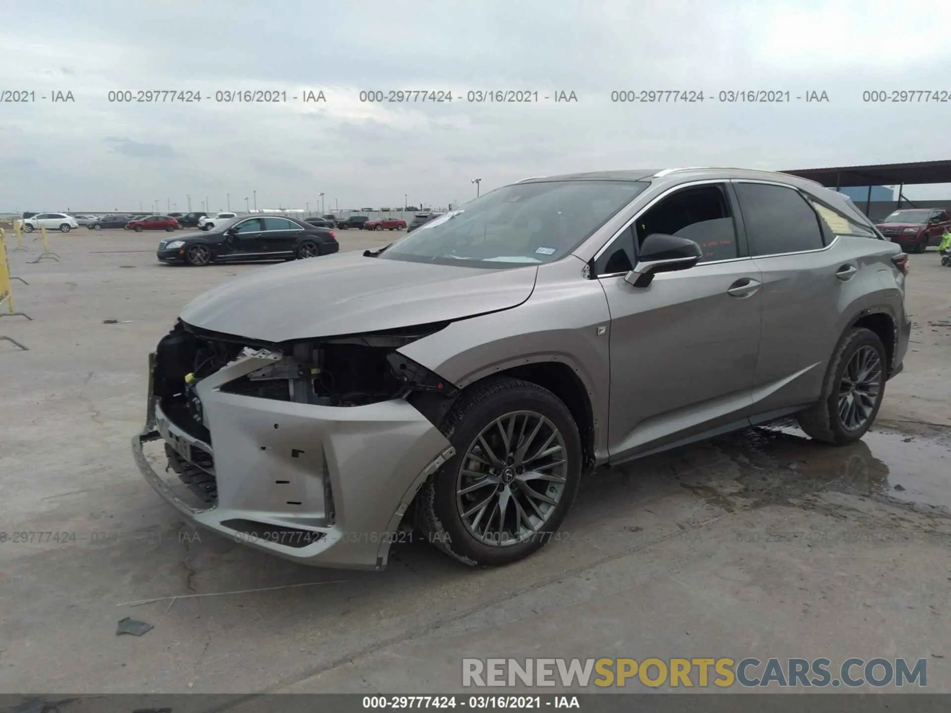 2 Photograph of a damaged car 2T2YZMDA6LC242512 LEXUS RX 2020