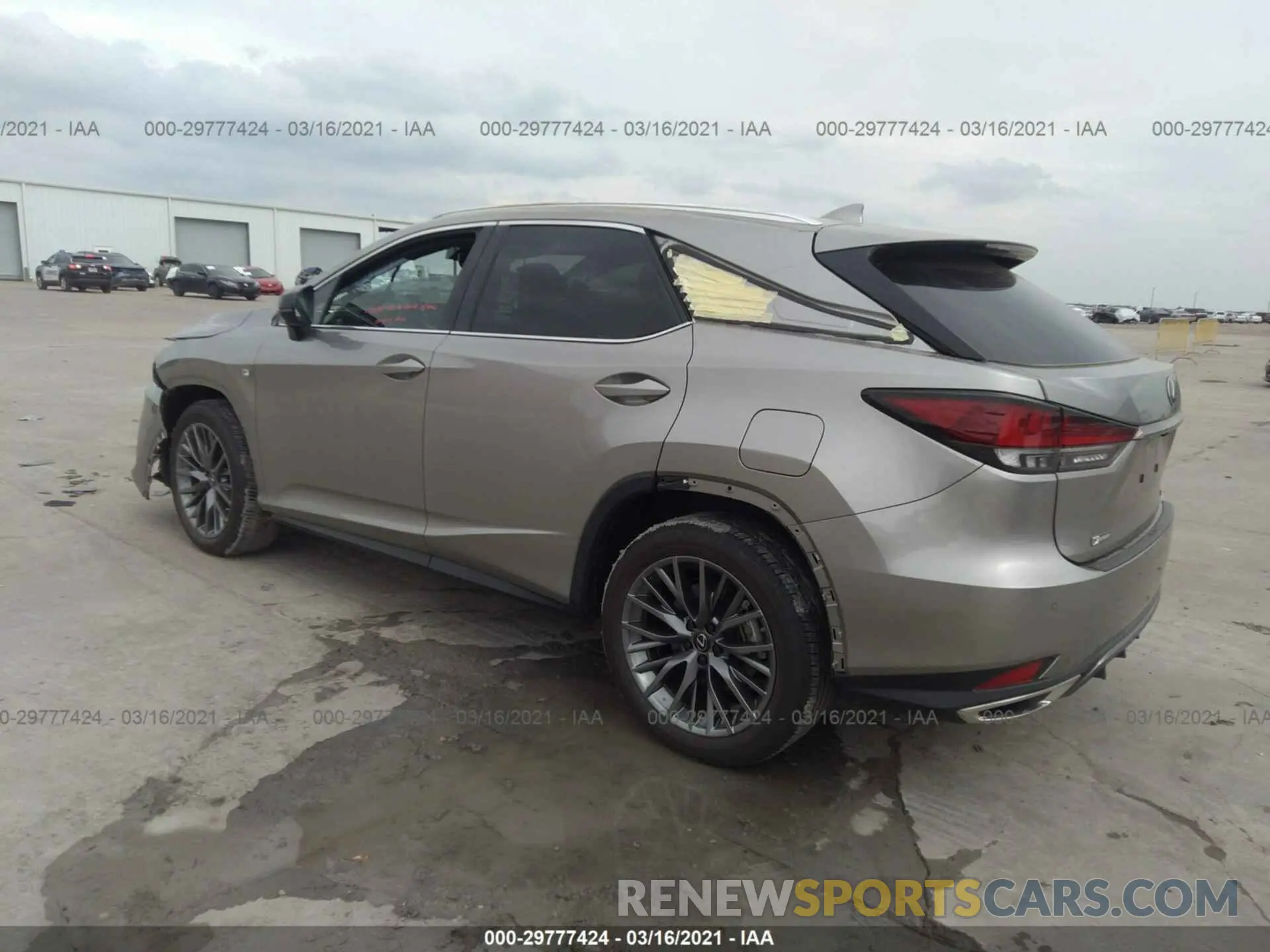 3 Photograph of a damaged car 2T2YZMDA6LC242512 LEXUS RX 2020
