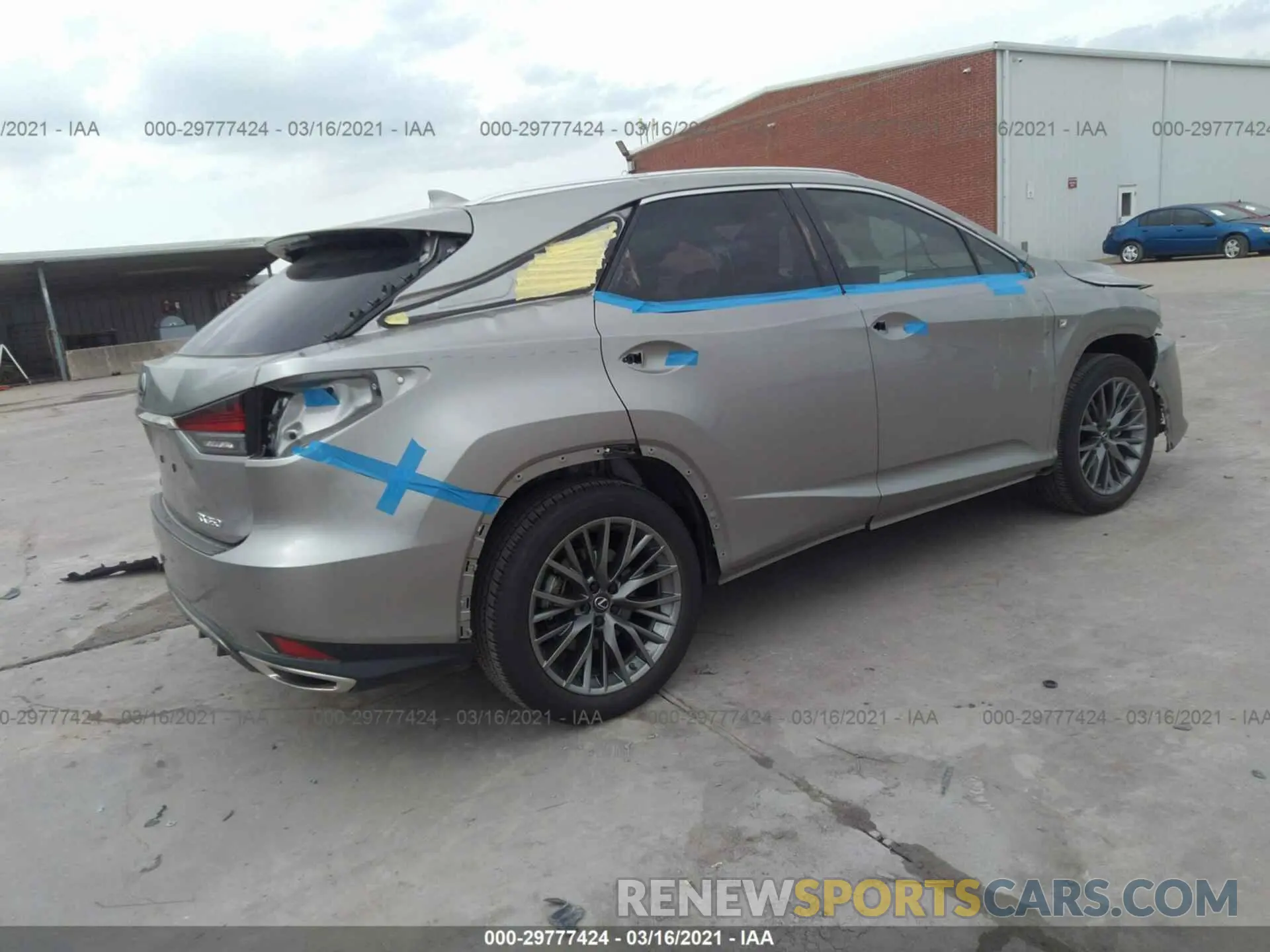 4 Photograph of a damaged car 2T2YZMDA6LC242512 LEXUS RX 2020
