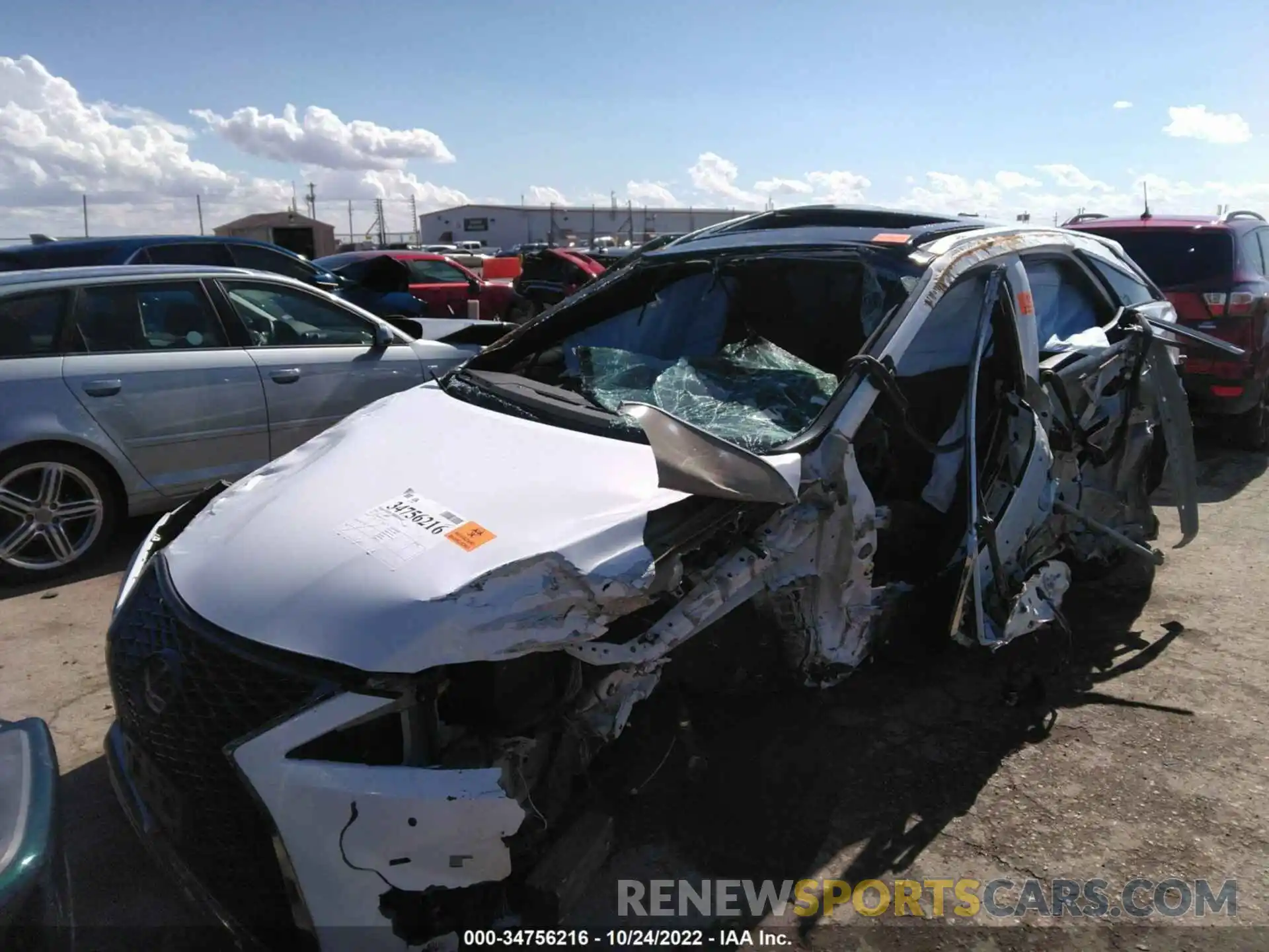 6 Photograph of a damaged car 2T2YZMDA9LC225347 LEXUS RX 2020