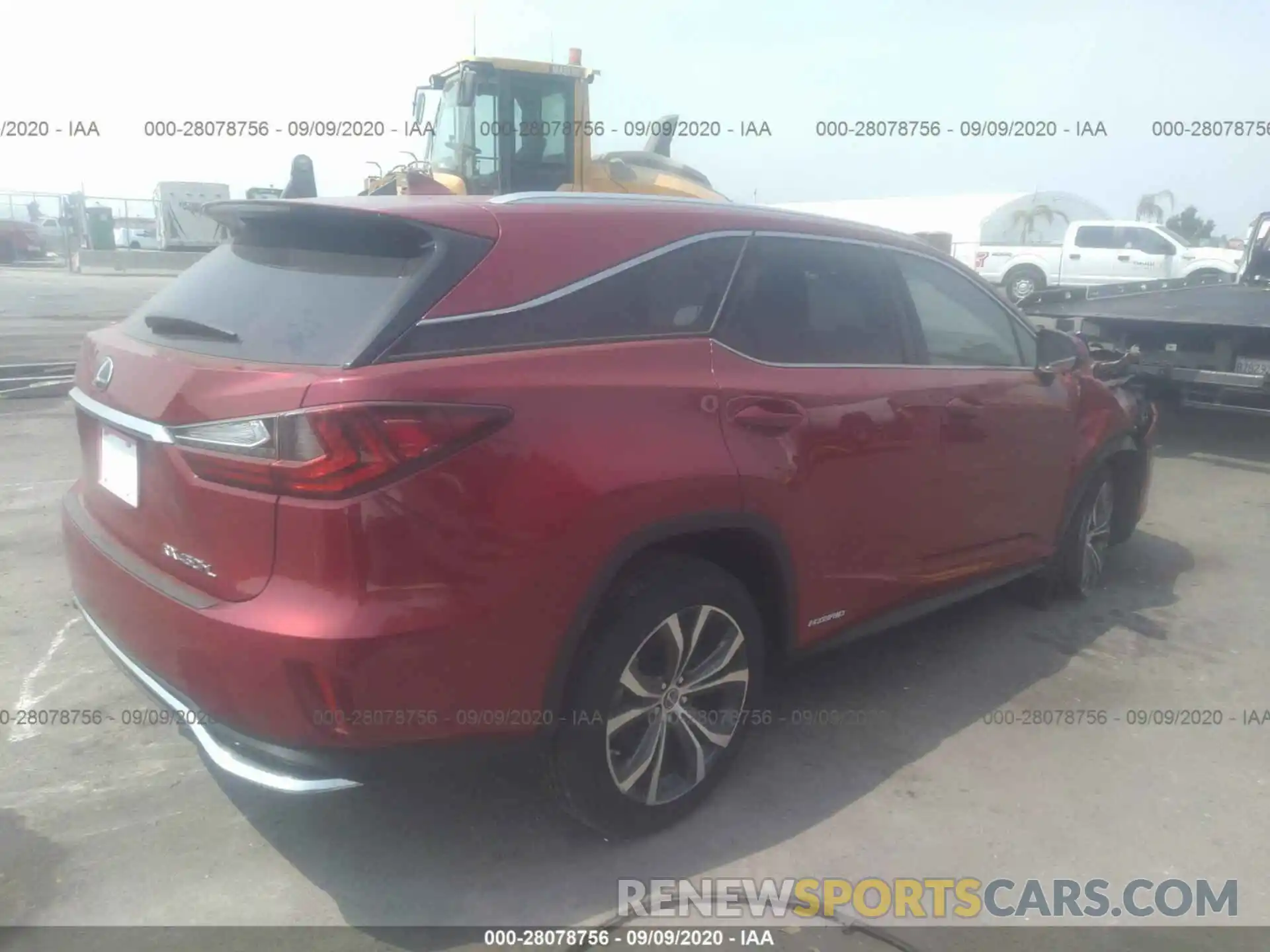 4 Photograph of a damaged car JTJHGKFA6L2012072 LEXUS RX 2020