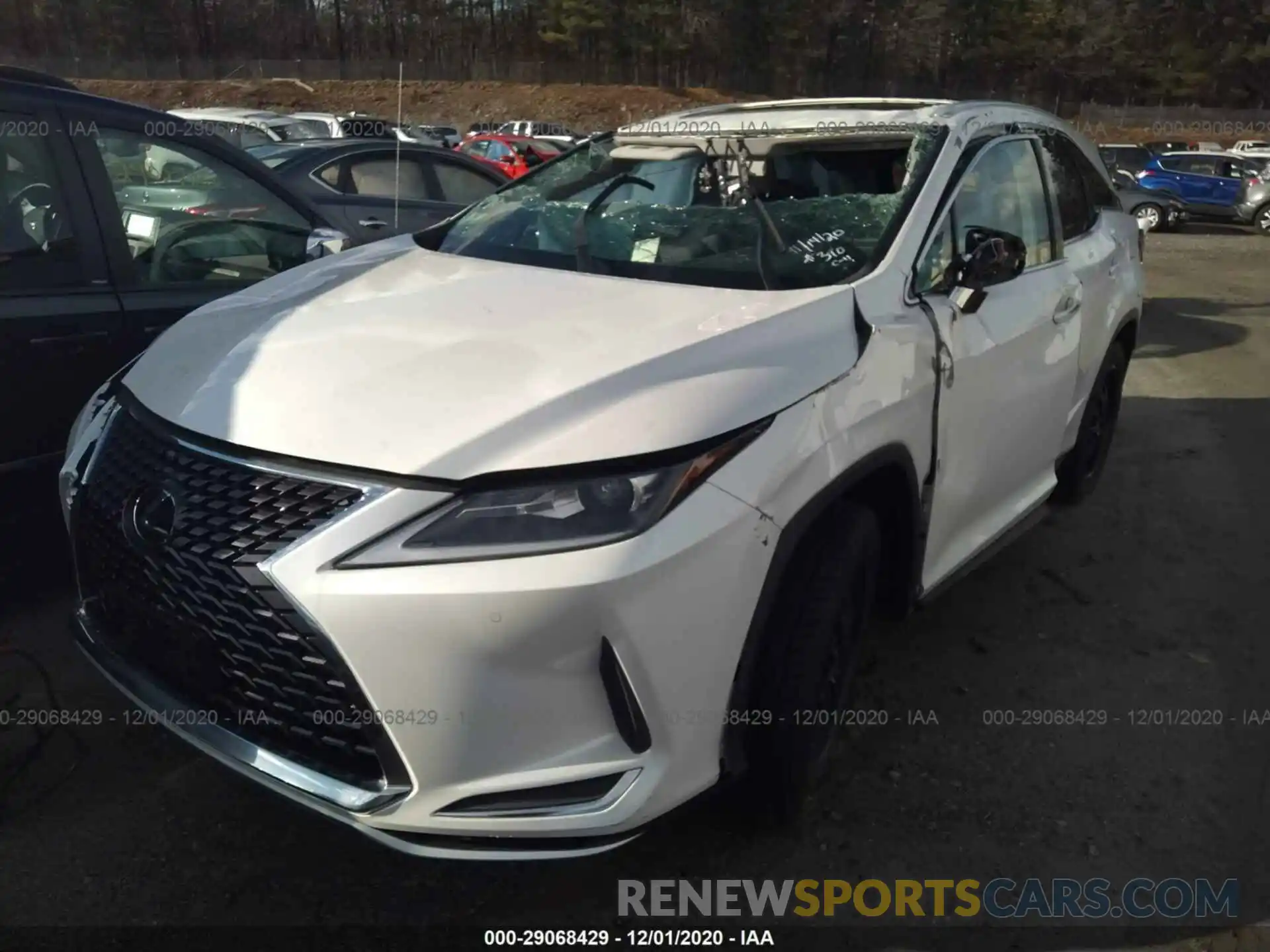 2 Photograph of a damaged car JTJHZKFA1L2021708 LEXUS RX 2020