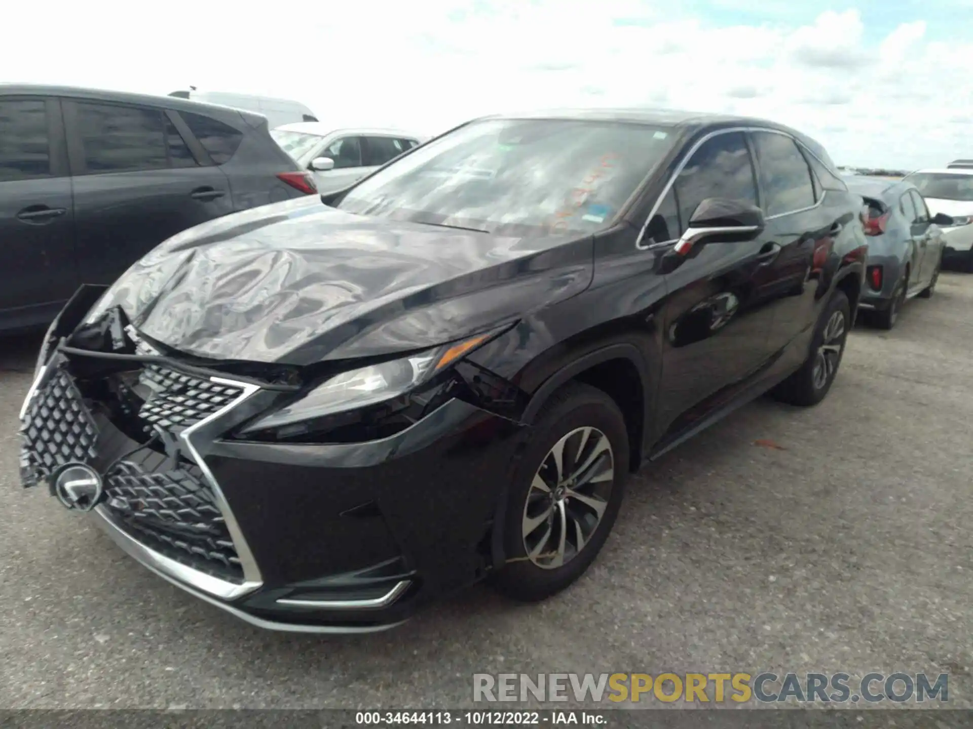 2 Photograph of a damaged car 2T2AZMAA2MC196278 LEXUS RX 2021