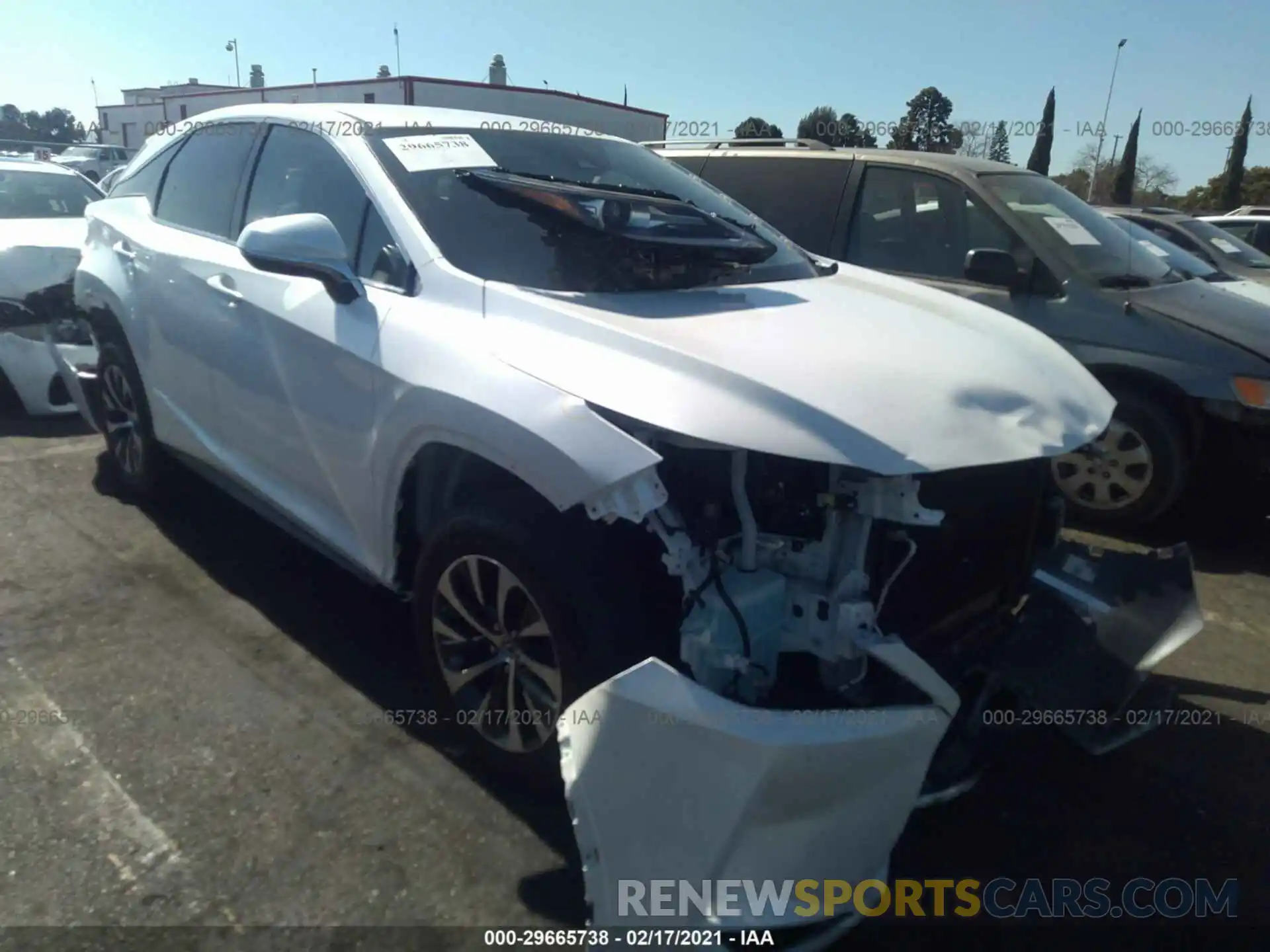 1 Photograph of a damaged car 2T2AZMAA5MC192631 LEXUS RX 2021