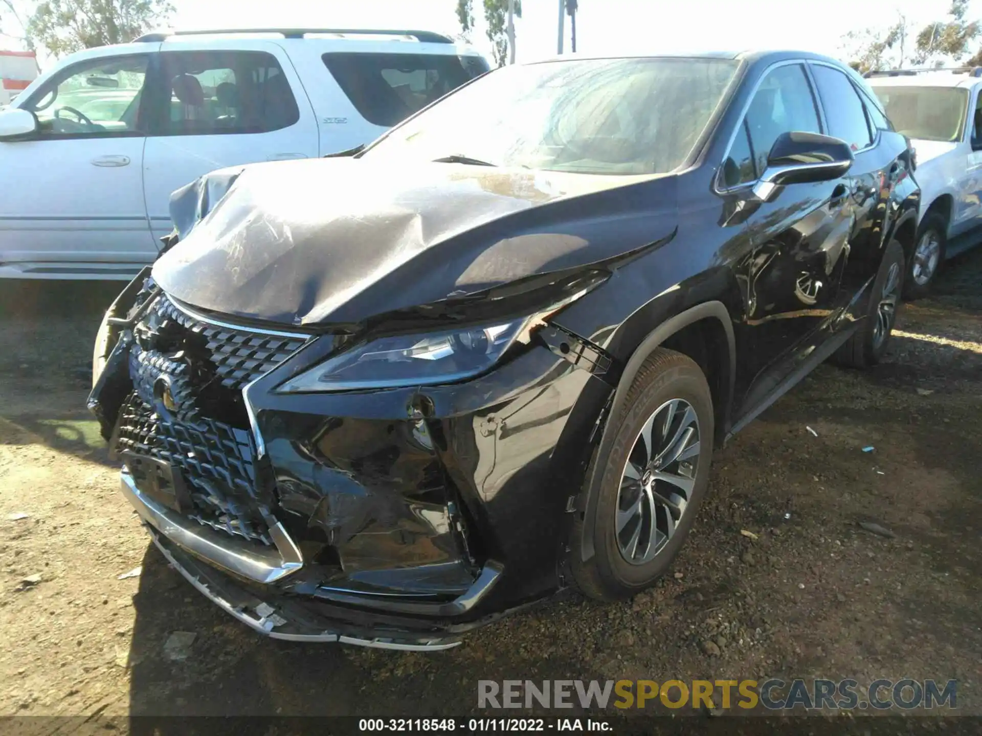 2 Photograph of a damaged car 2T2AZMAA7MC198687 LEXUS RX 2021