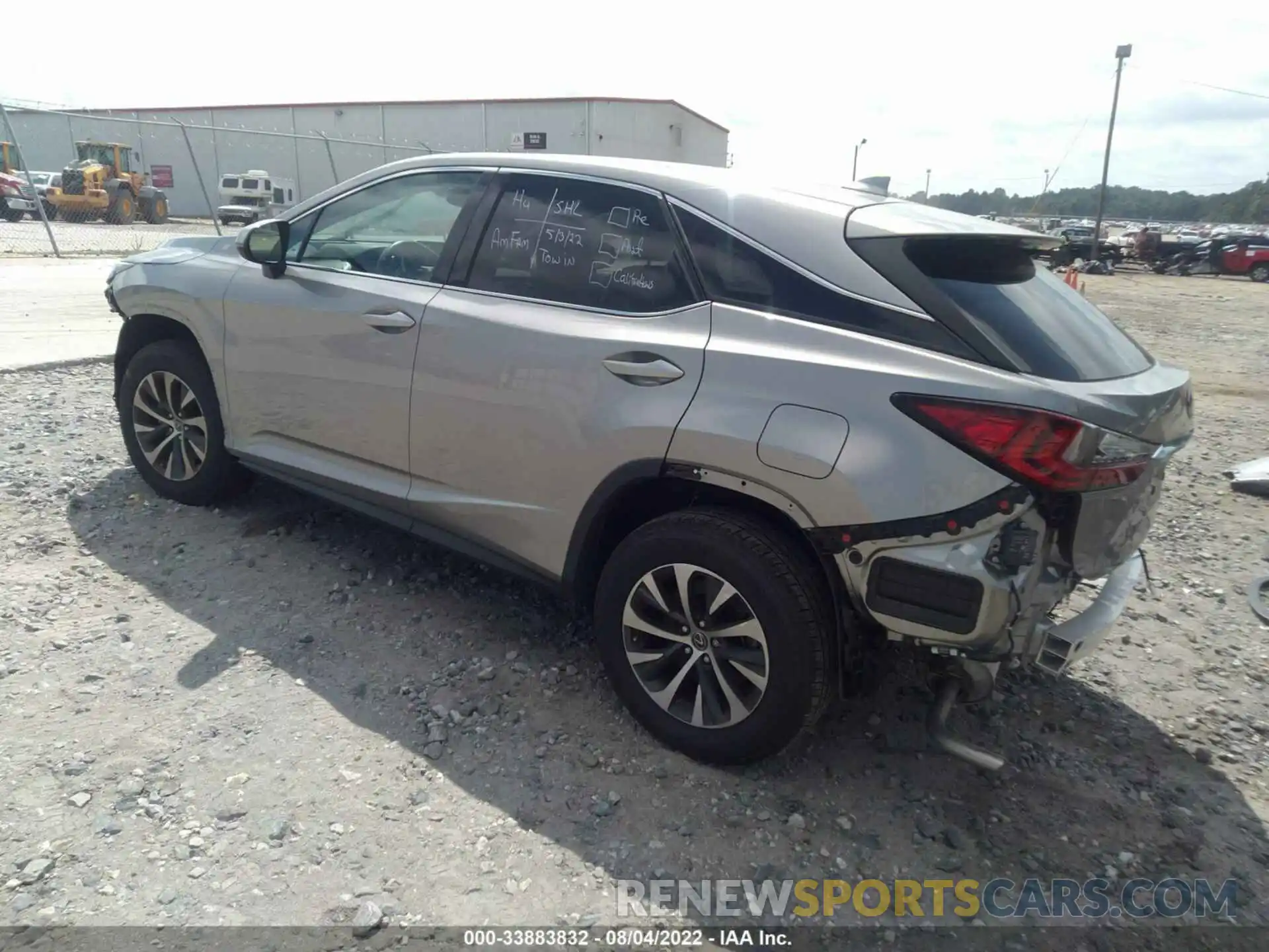 3 Photograph of a damaged car 2T2AZMAA8MC194308 LEXUS RX 2021