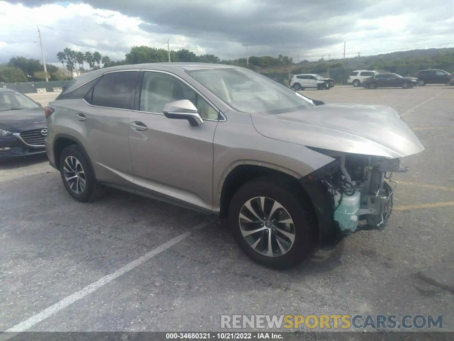 1 Photograph of a damaged car 2T2AZMAA9MC214341 LEXUS RX 2021