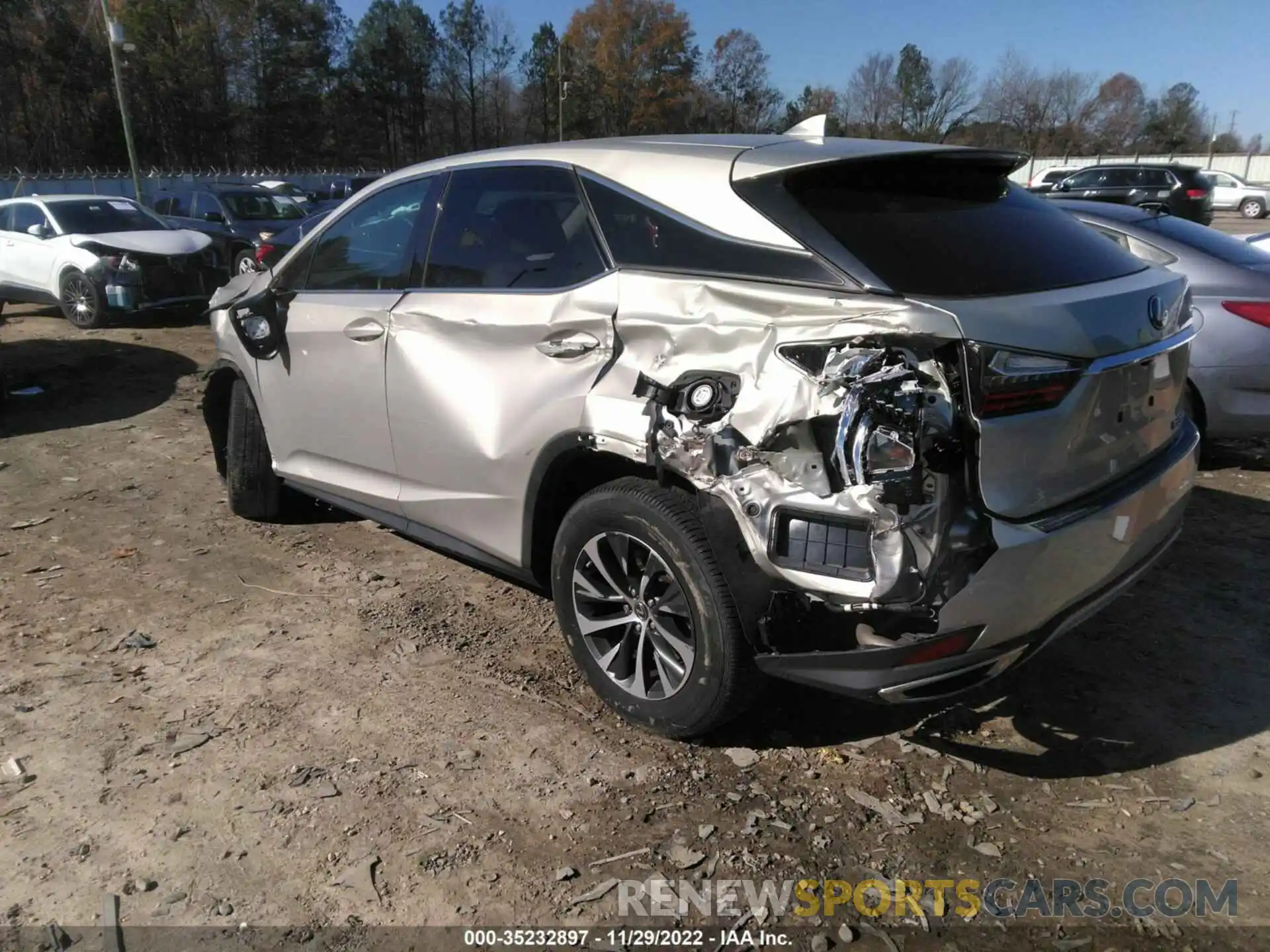 3 Photograph of a damaged car 2T2AZMAAXMC192883 LEXUS RX 2021