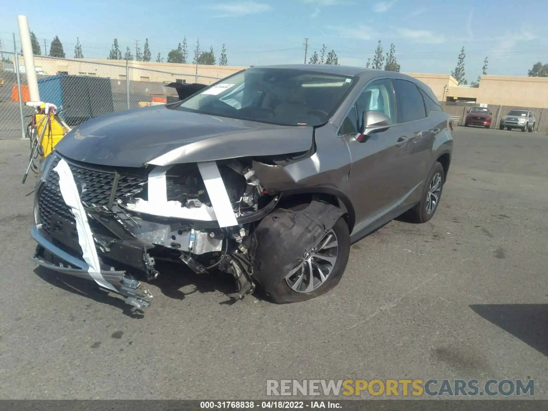 2 Photograph of a damaged car 2T2AZMDA2MC286073 LEXUS RX 2021