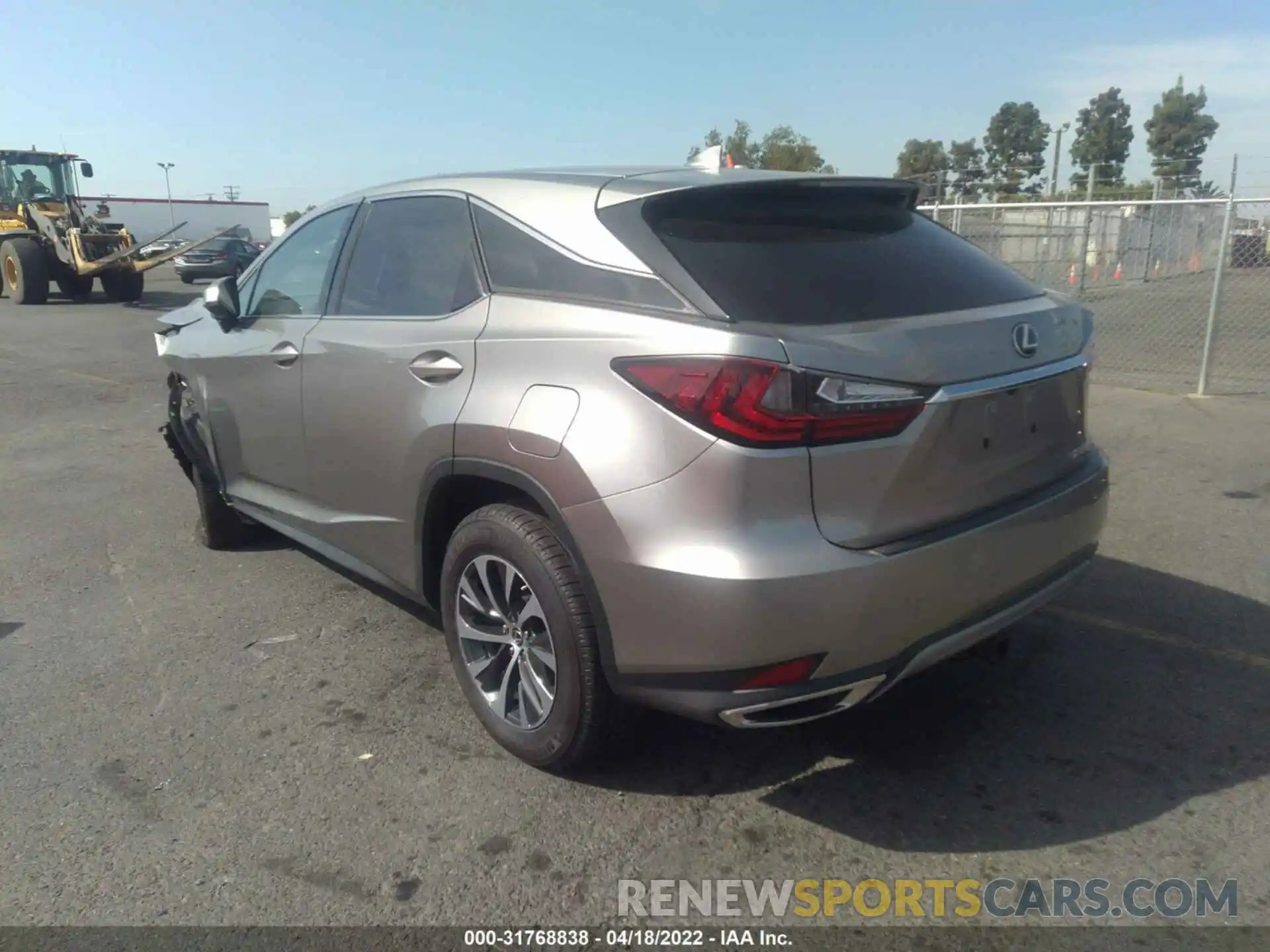 3 Photograph of a damaged car 2T2AZMDA2MC286073 LEXUS RX 2021