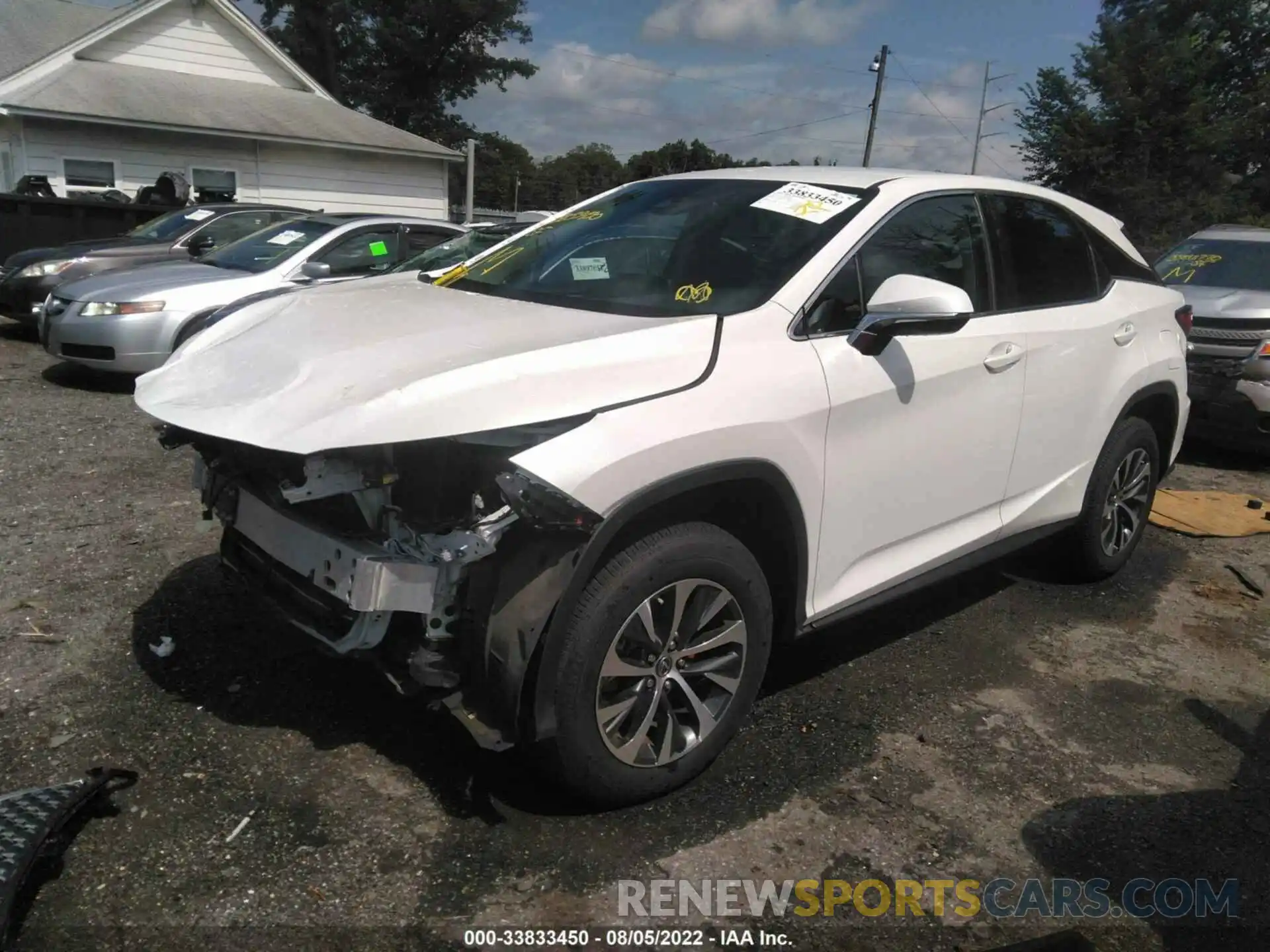 2 Photograph of a damaged car 2T2AZMDA5MC262818 LEXUS RX 2021