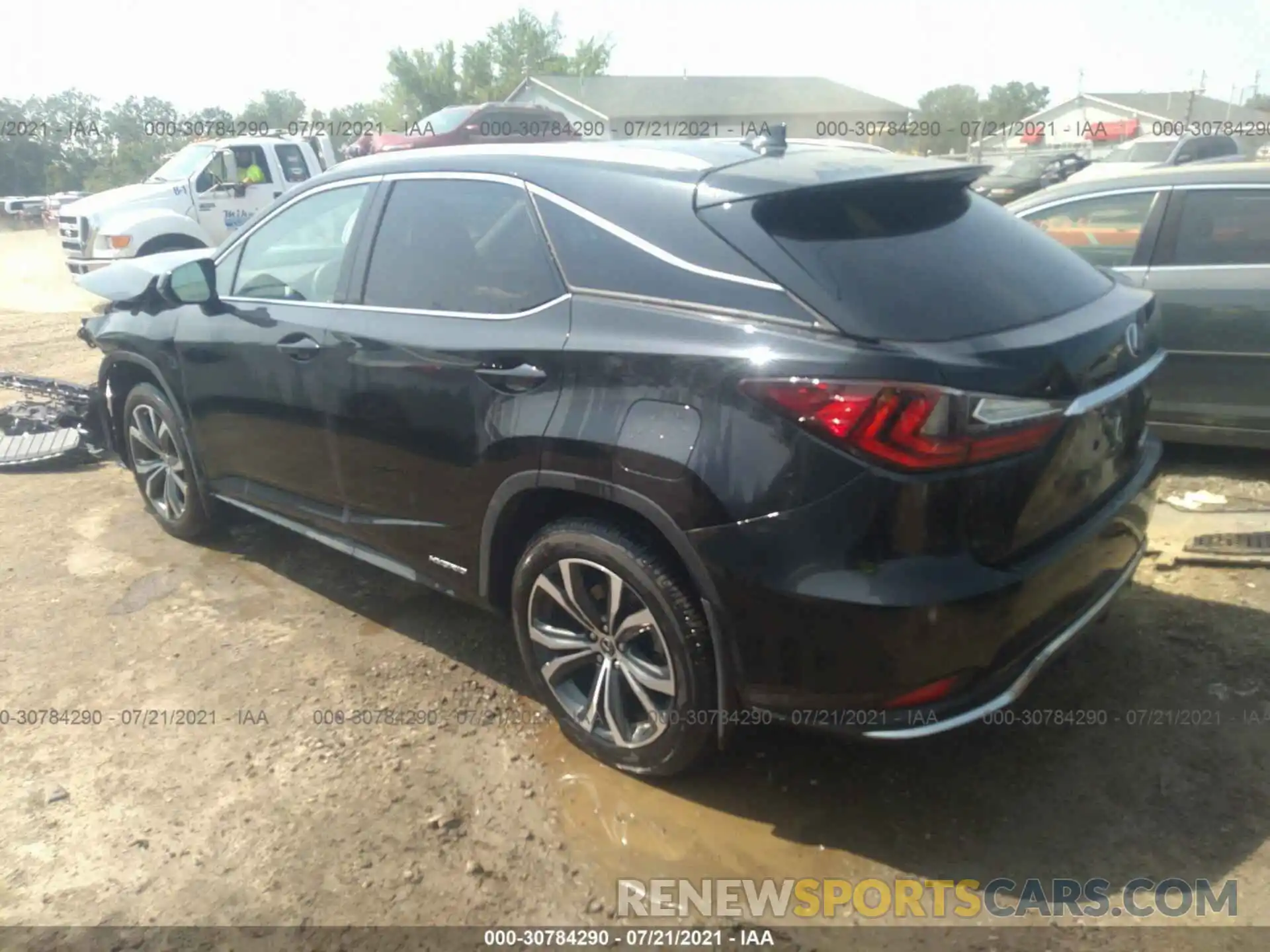 3 Photograph of a damaged car 2T2HGMDA2MC062354 LEXUS RX 2021