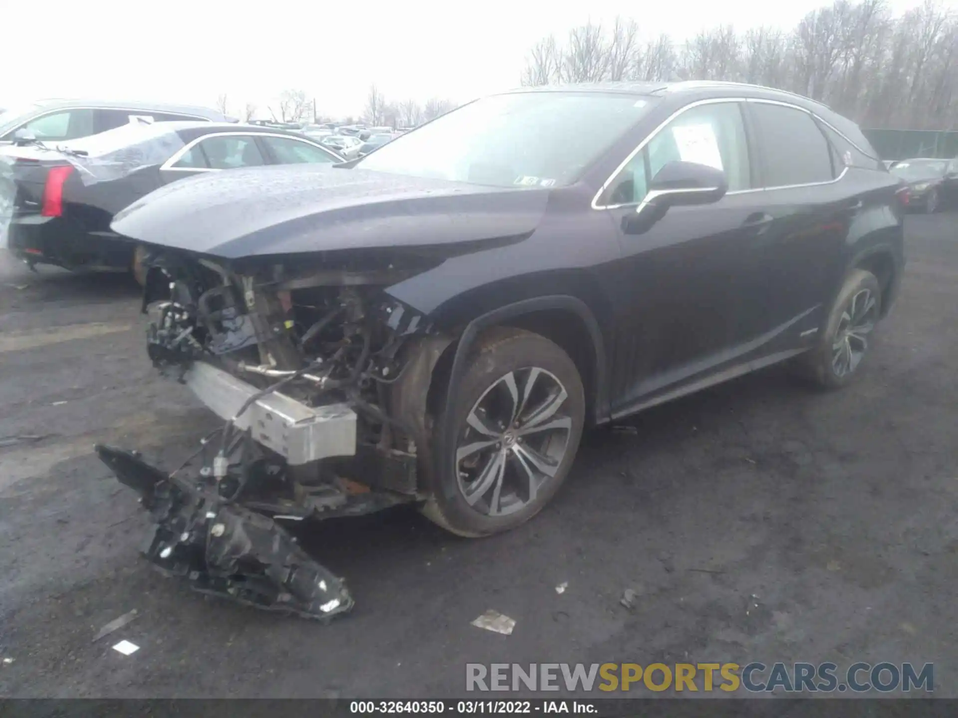 2 Photograph of a damaged car 2T2HGMDA4MC061920 LEXUS RX 2021