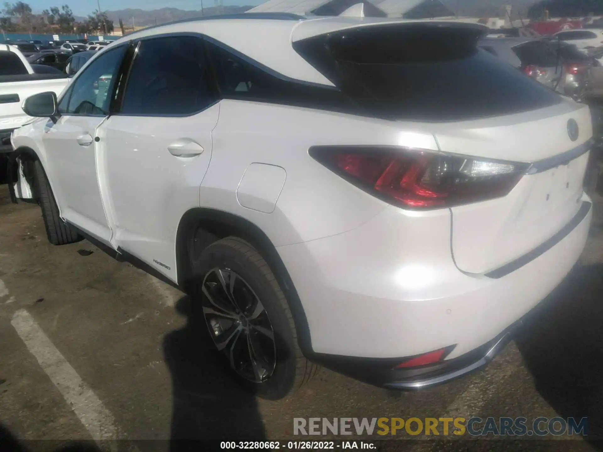 3 Photograph of a damaged car 2T2HGMDA8MC058874 LEXUS RX 2021