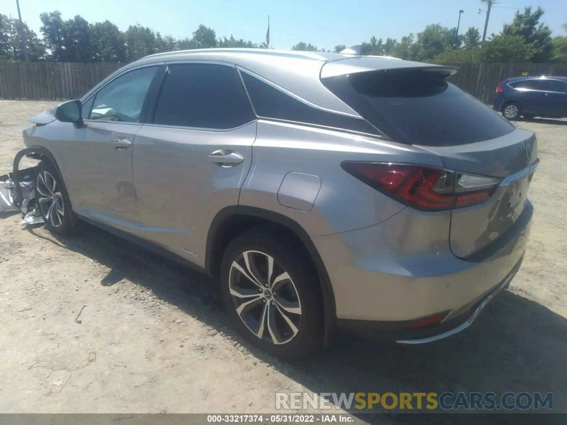 3 Photograph of a damaged car 2T2HGMDAXMC062201 LEXUS RX 2021