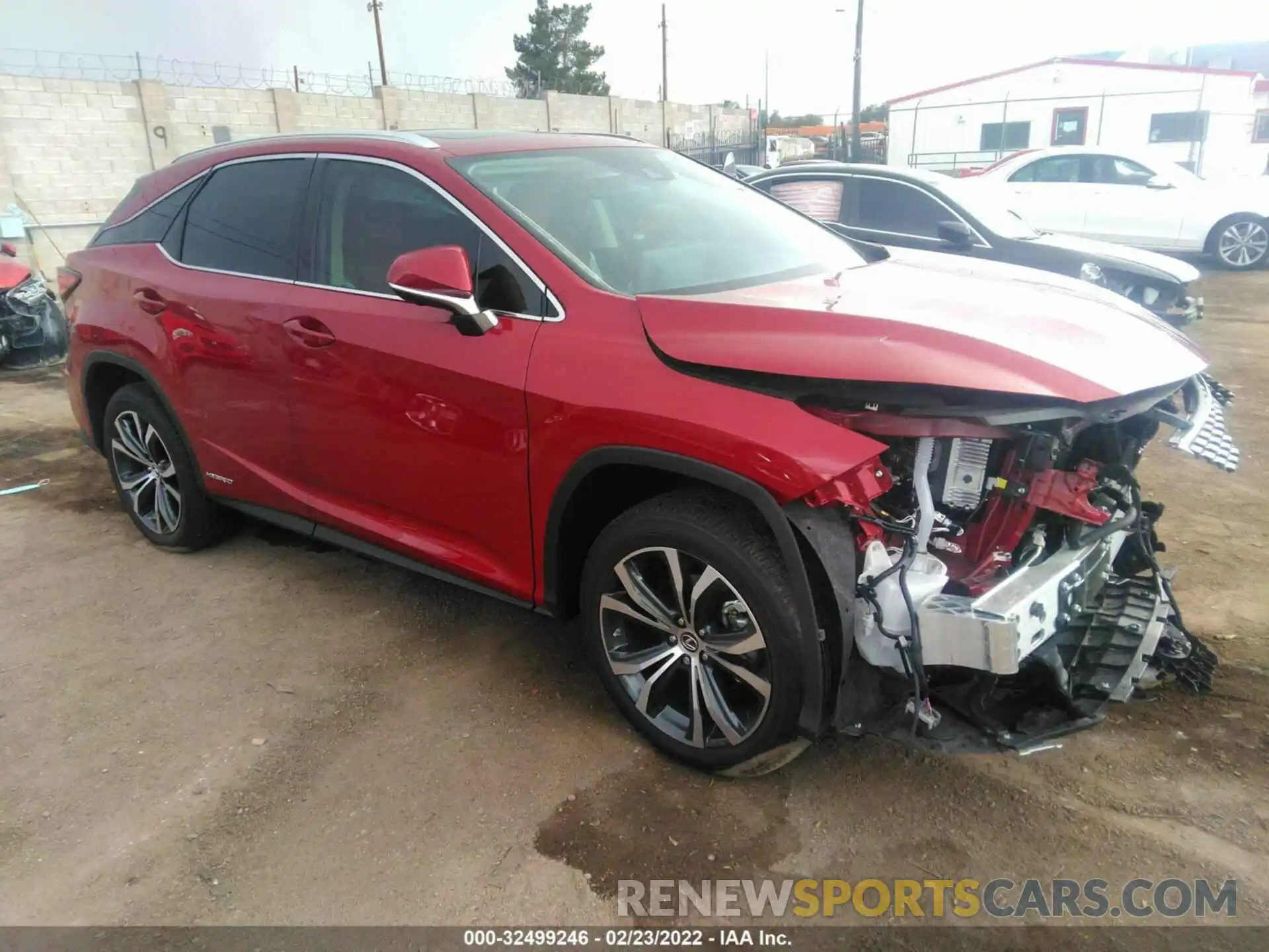 1 Photograph of a damaged car 2T2HGMDAXMC067785 LEXUS RX 2021