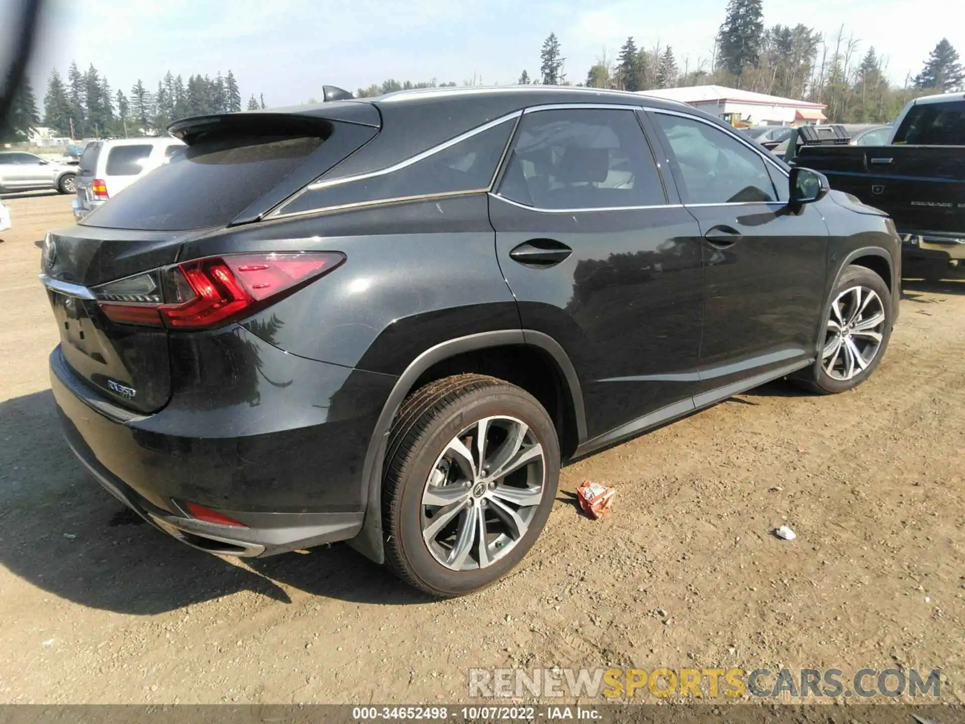 4 Photograph of a damaged car 2T2HZMAA0MC214730 LEXUS RX 2021