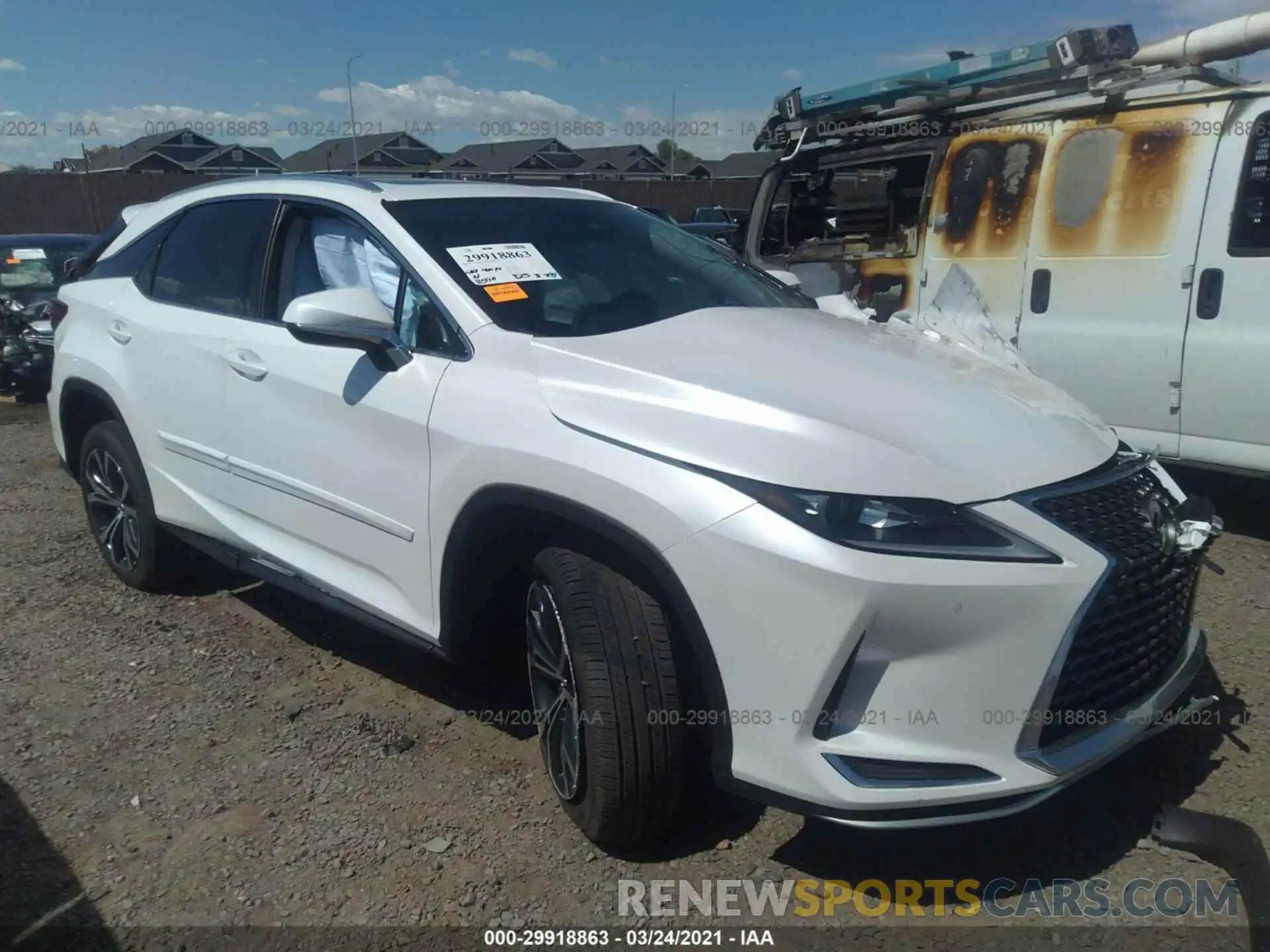 1 Photograph of a damaged car 2T2HZMAA1MC183309 LEXUS RX 2021