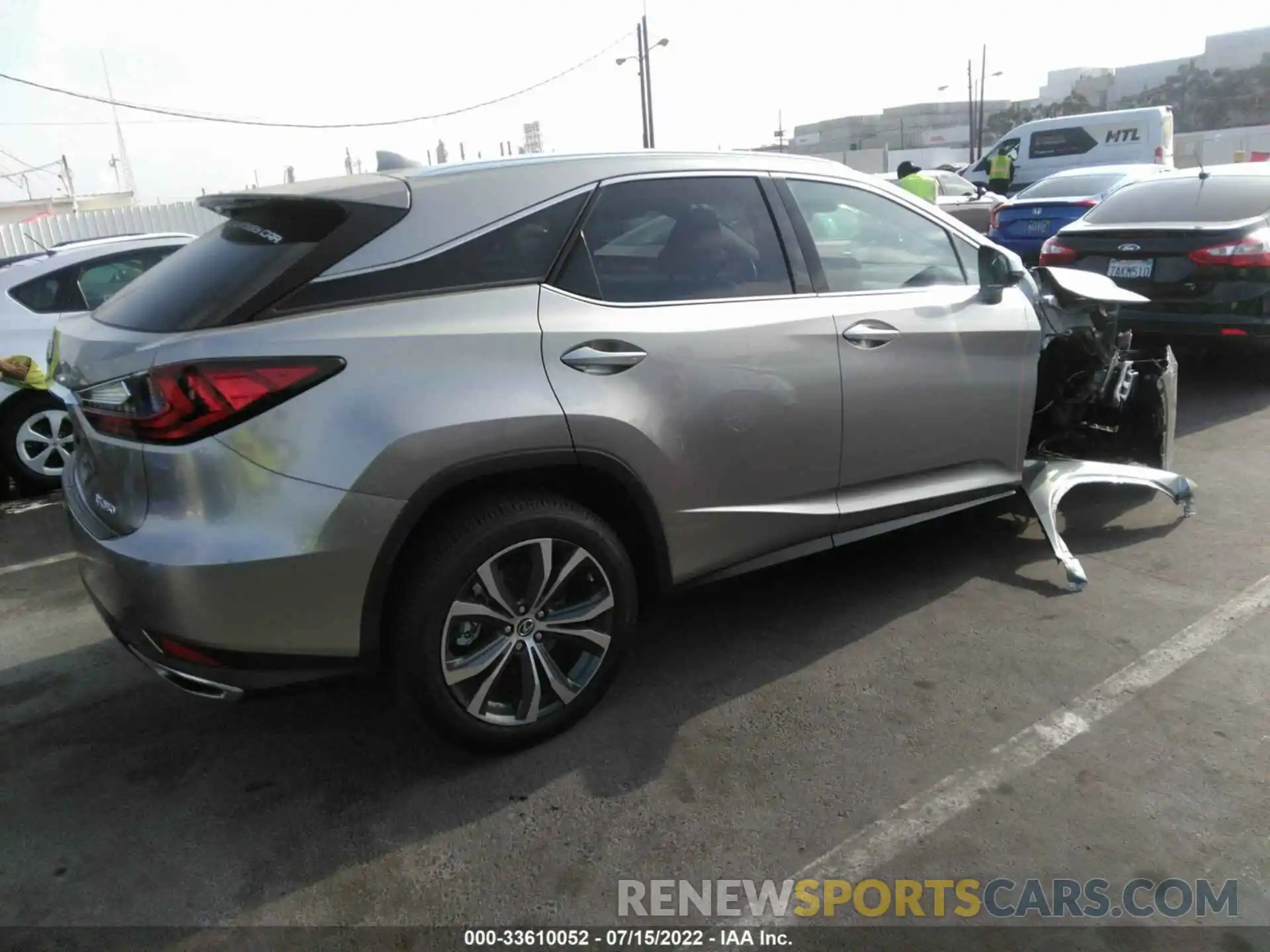 4 Photograph of a damaged car 2T2HZMAA1MC206488 LEXUS RX 2021