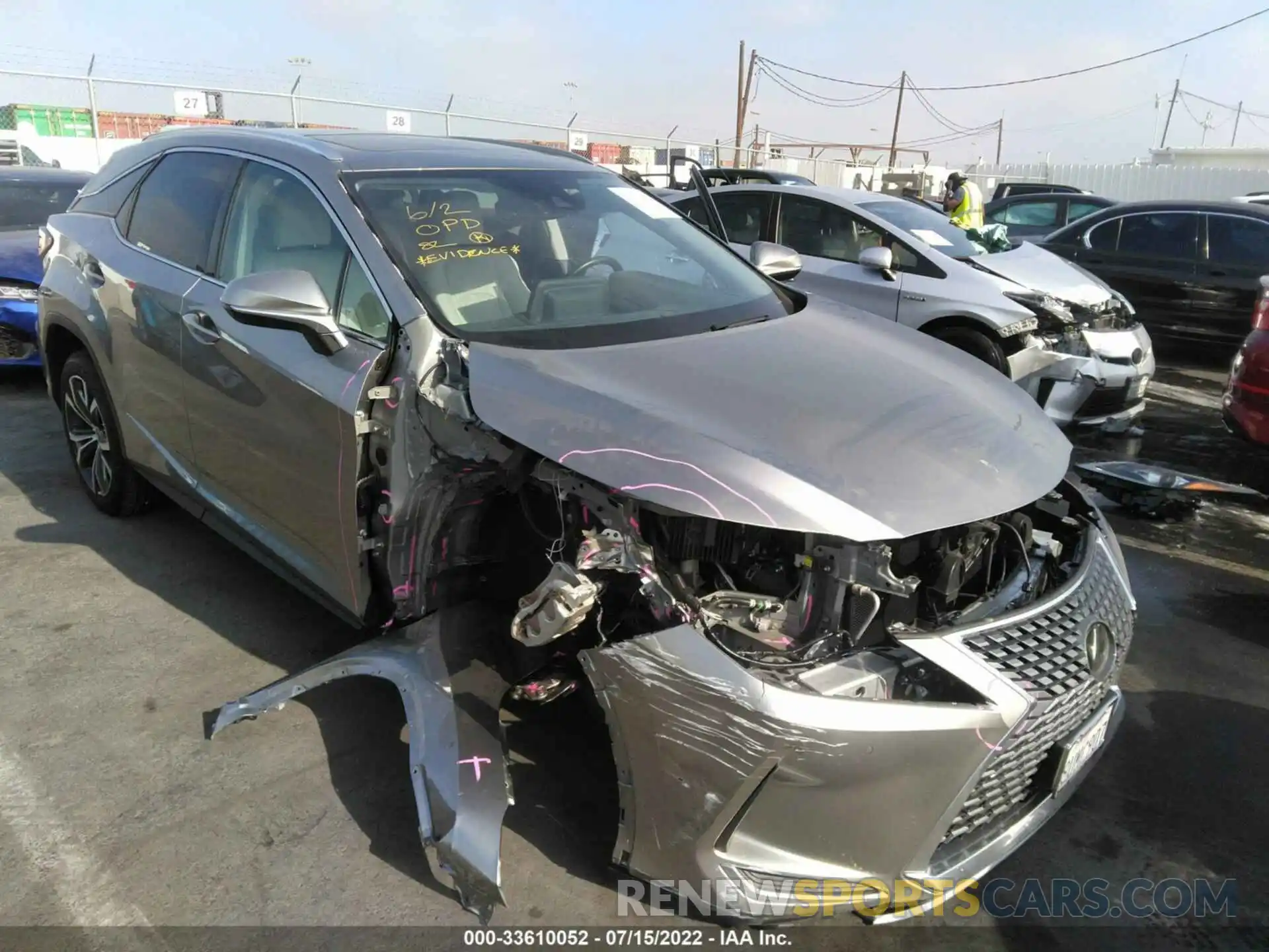 6 Photograph of a damaged car 2T2HZMAA1MC206488 LEXUS RX 2021